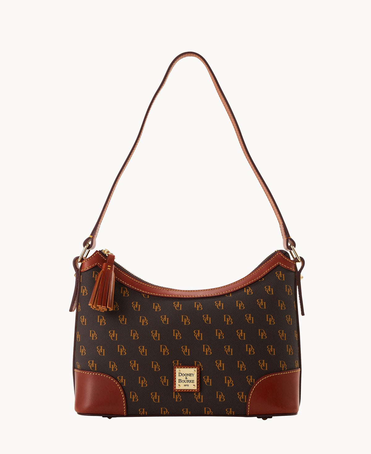 Gretta Large Shoulder Bag - Brown Tmoro