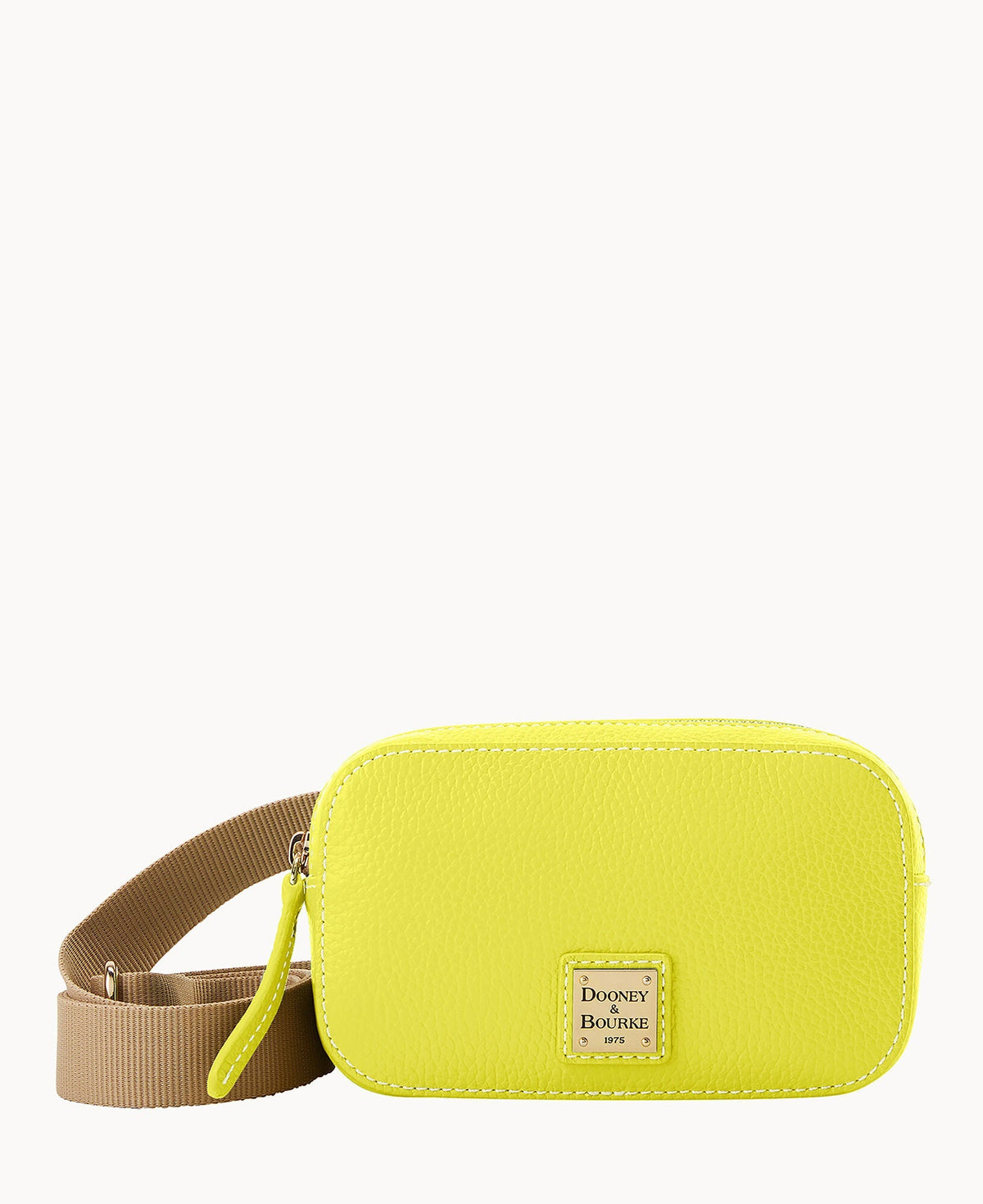 Lucca Leather Belt Bag - Neon Yellow