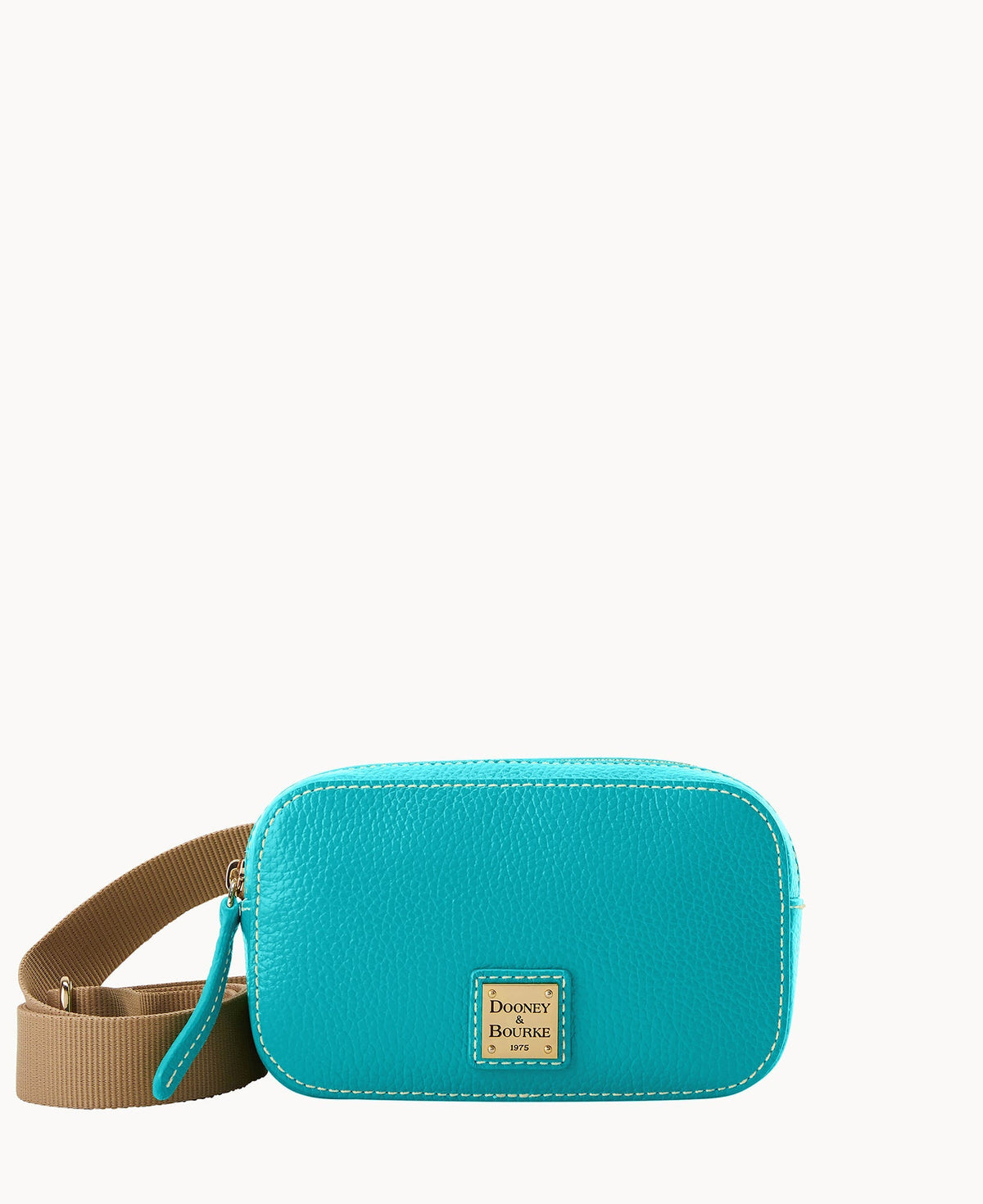 Lucca Leather Belt Bag - Aqua