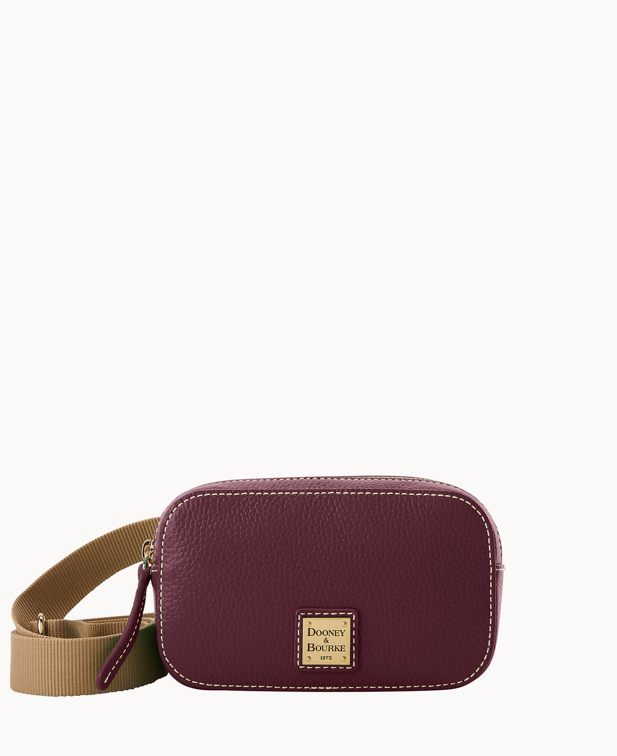 Lucca Leather Belt Bag - Bordeaux