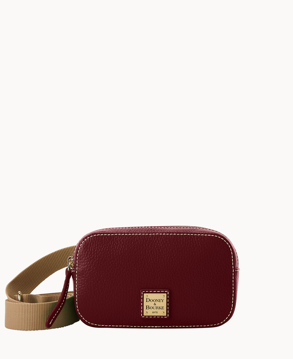 Lucca Leather Belt Bag - Cranberry