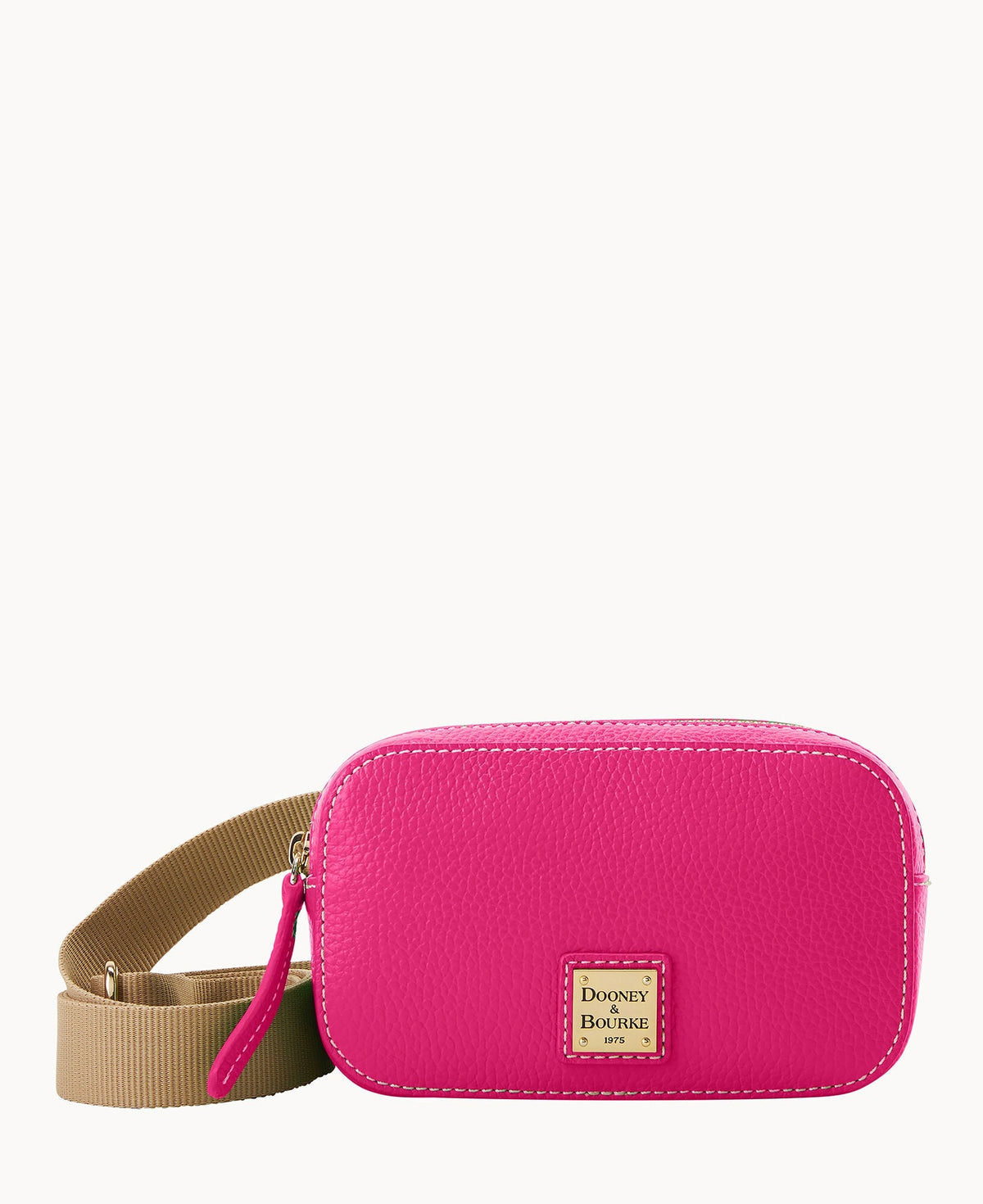 Lucca Leather Belt Bag - Fuchsia