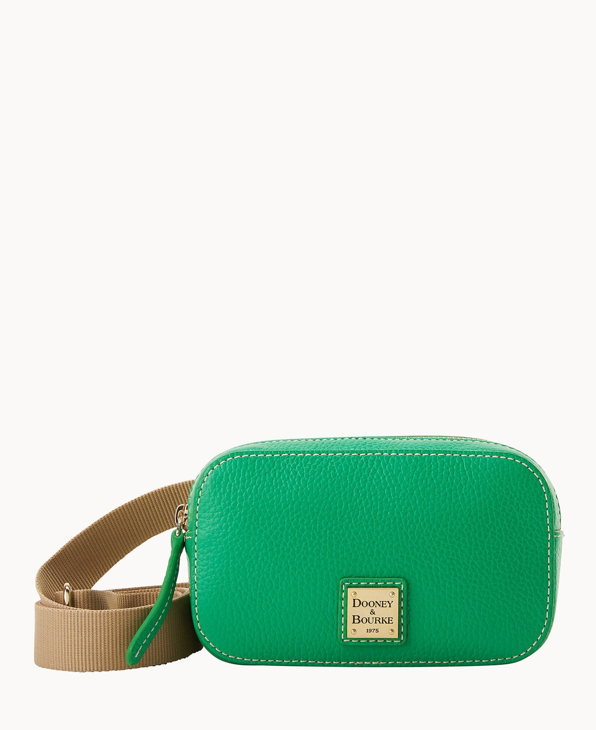 Lucca Leather Belt Bag - Kelly Green