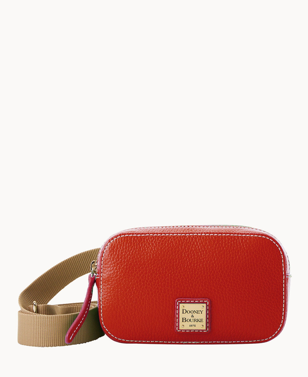 Lucca Leather Belt Bag - Red