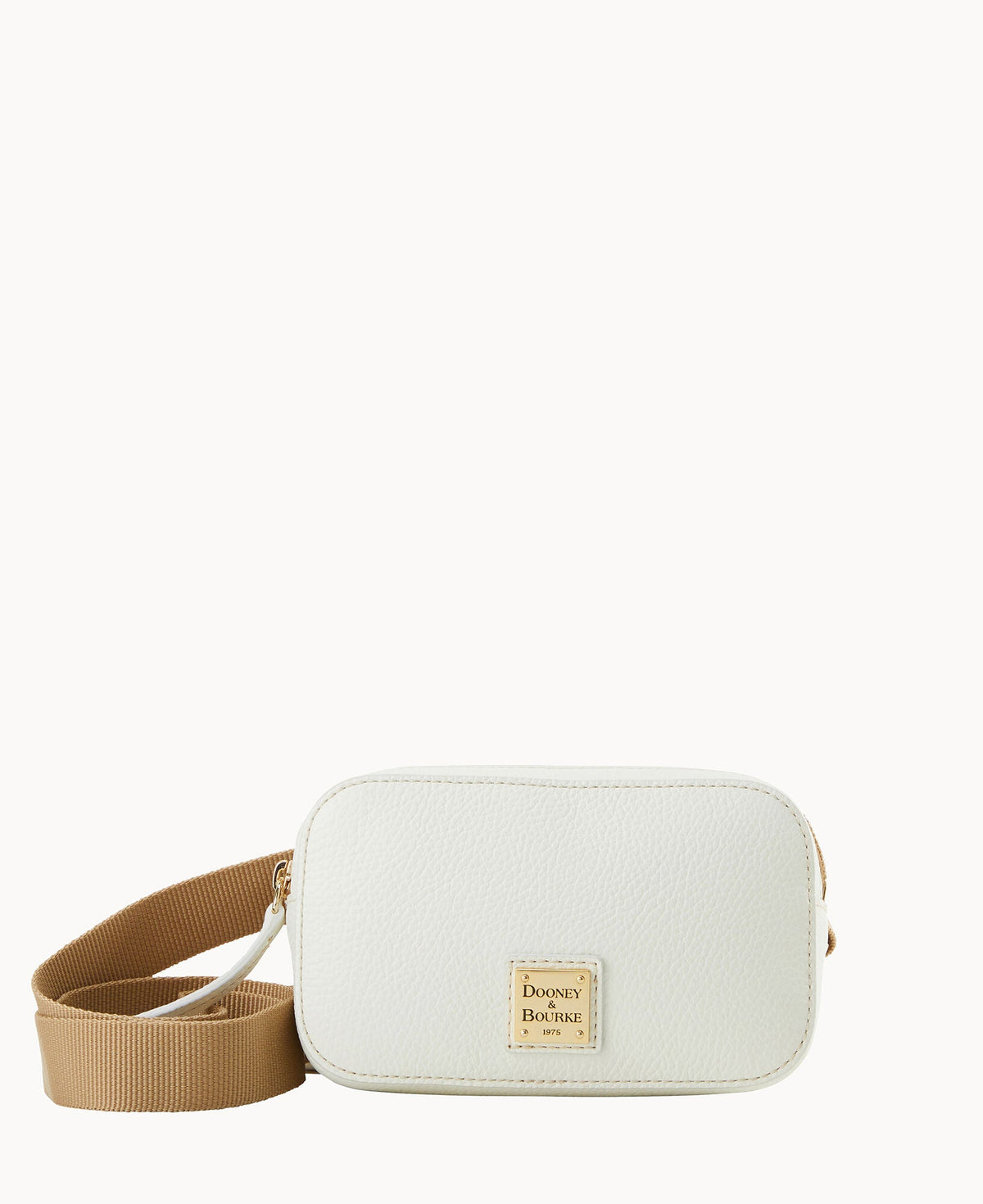 Lucca Leather Belt Bag - White