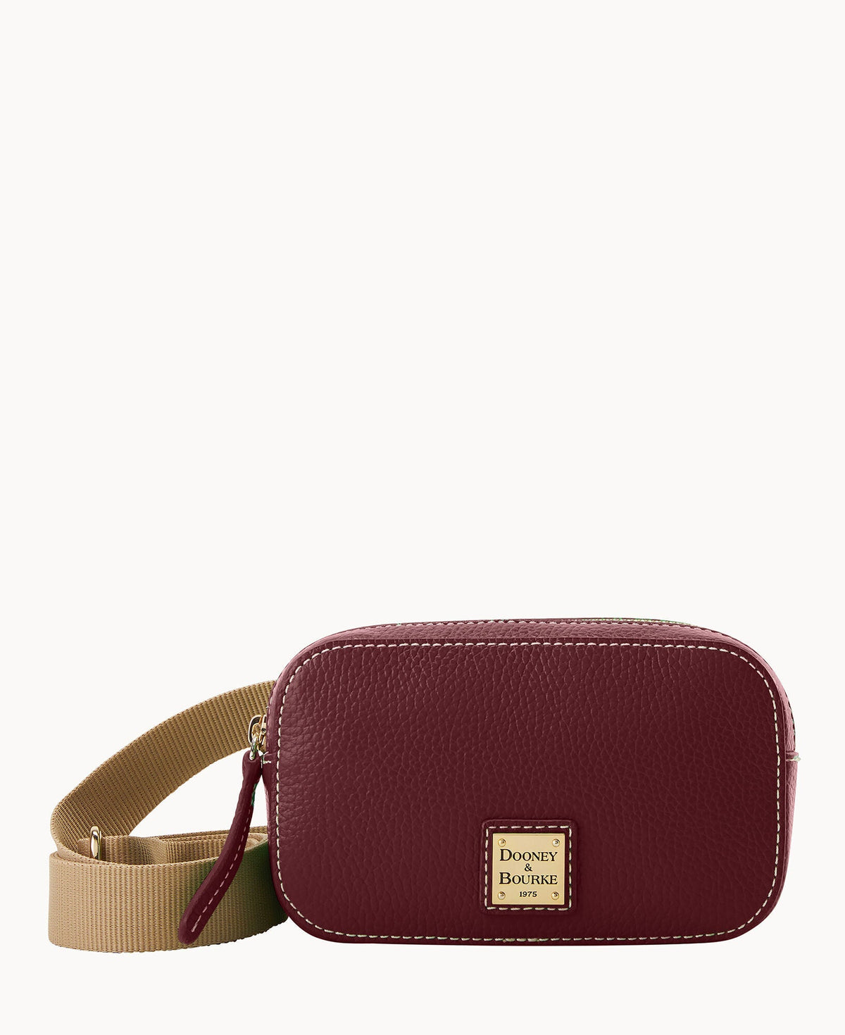 Lucca Leather Belt Bag - Wine