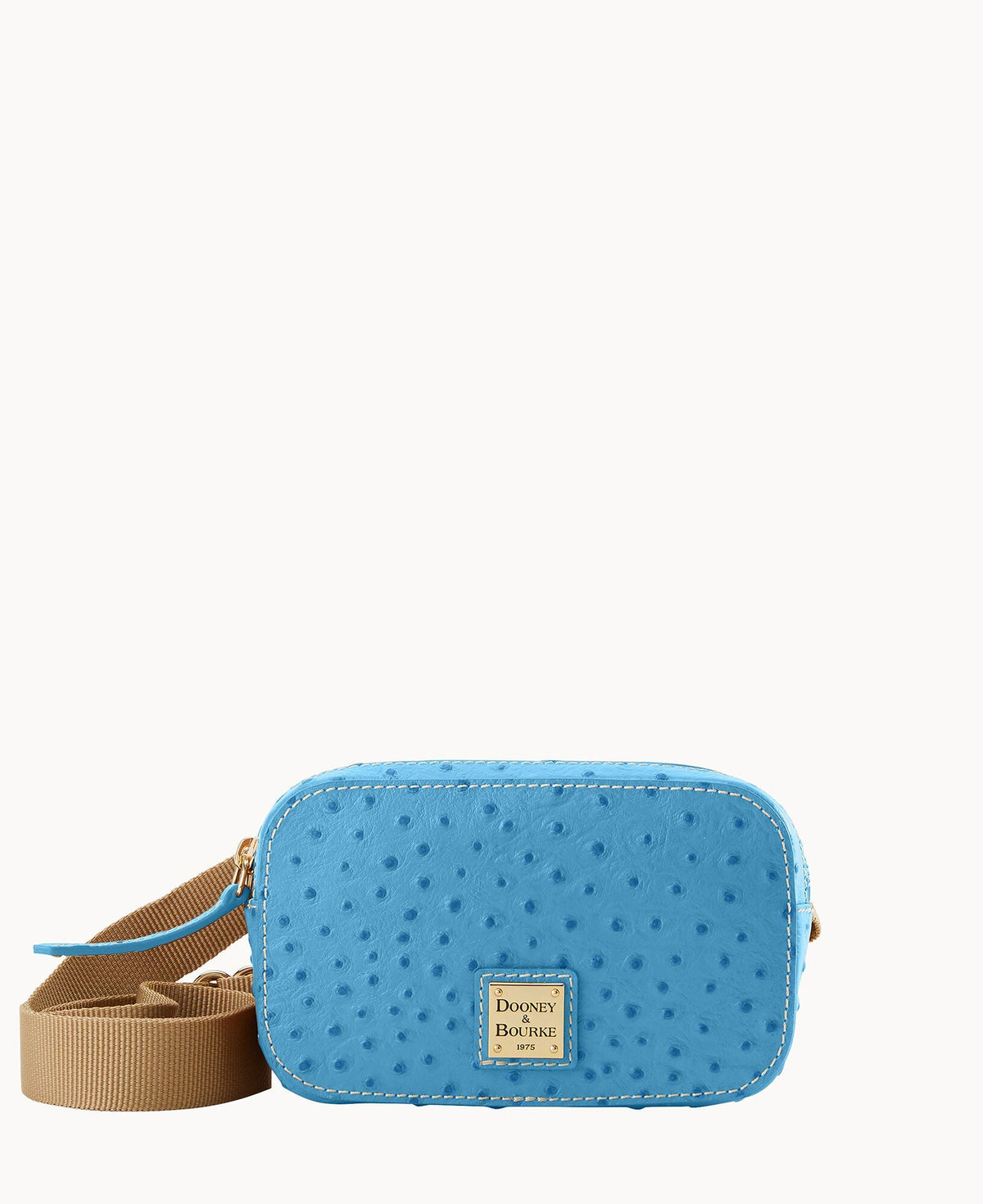 Ostrich Belt Bag - Azure
