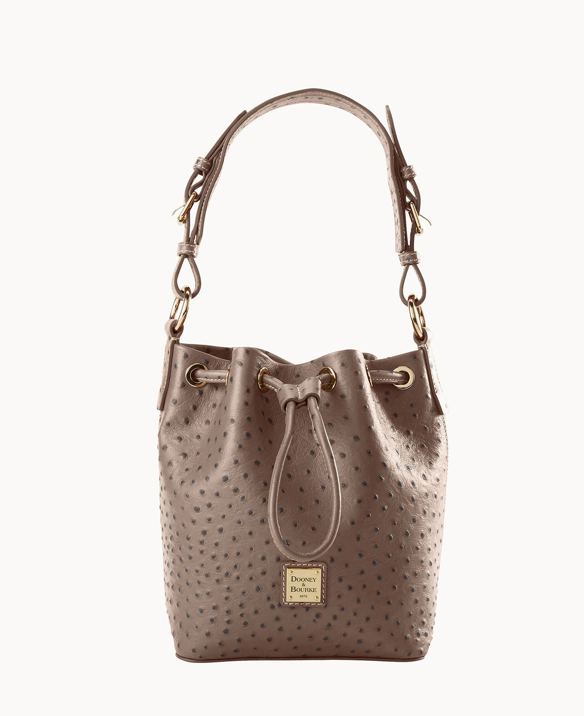 Ostrich Small Drawstring - Elephant