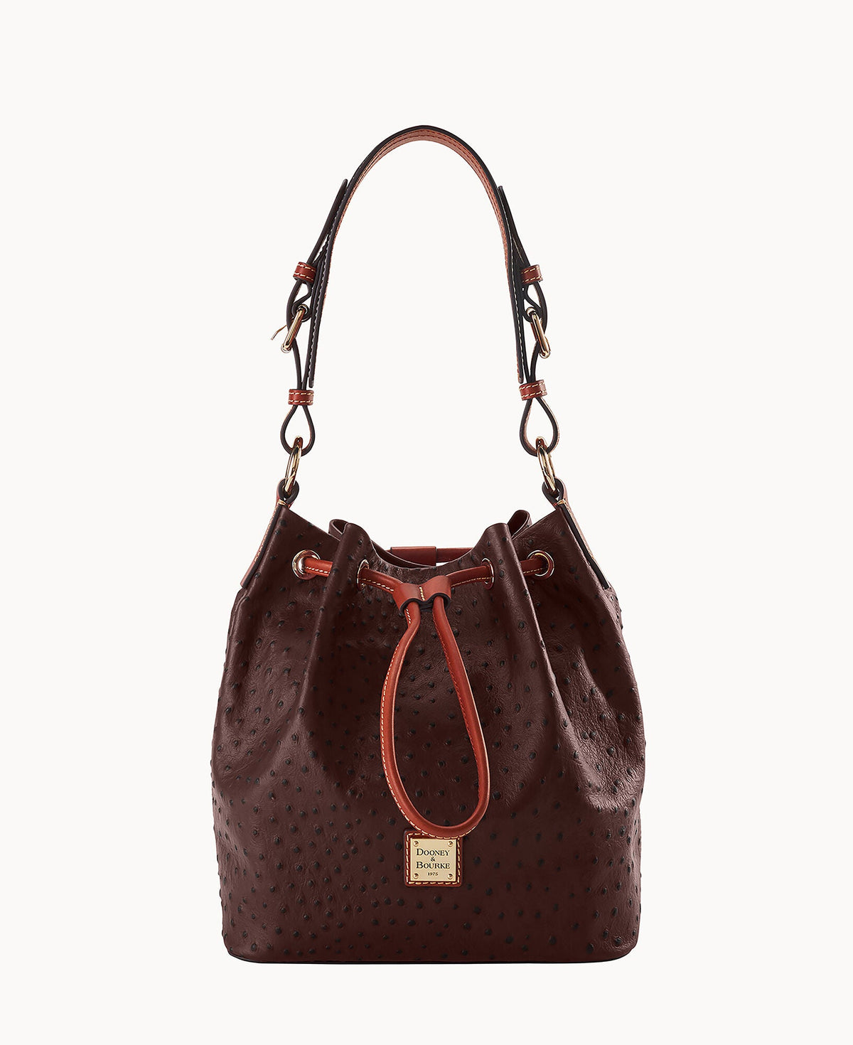 Ostrich Drawstring - Brown Tmoro