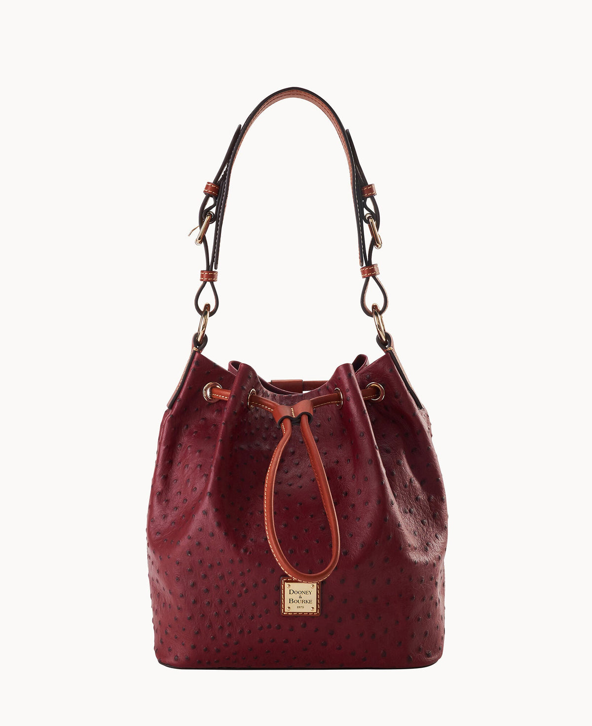 Ostrich Drawstring - Bordeaux