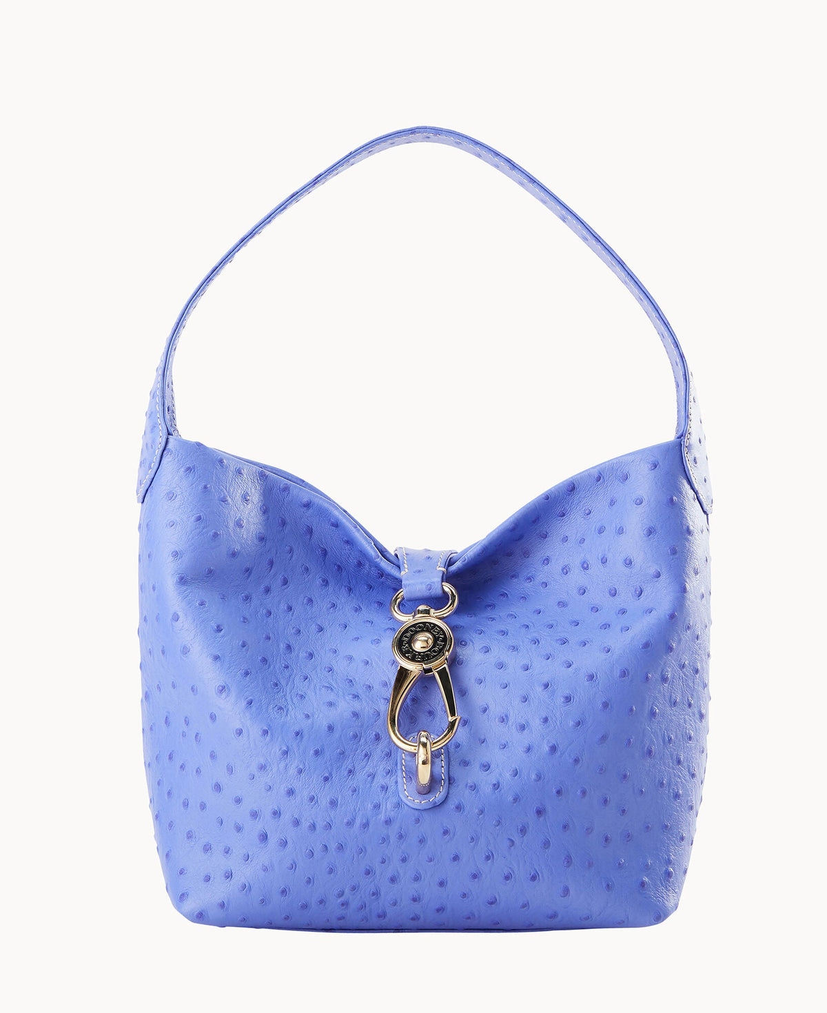 Ostrich Logo Lock Hobo - Periwinkle