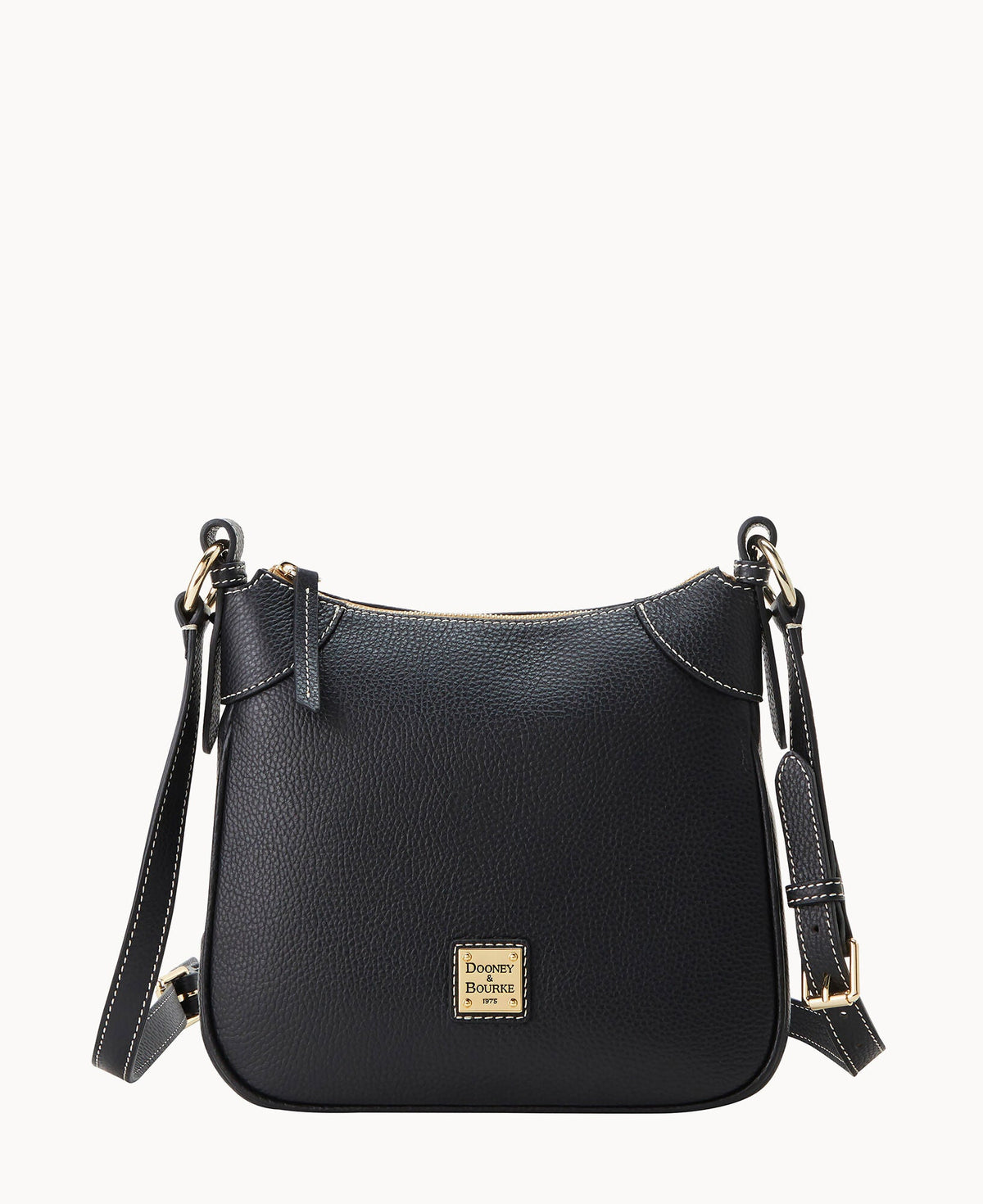 Lucca Leather Crossbody - Black