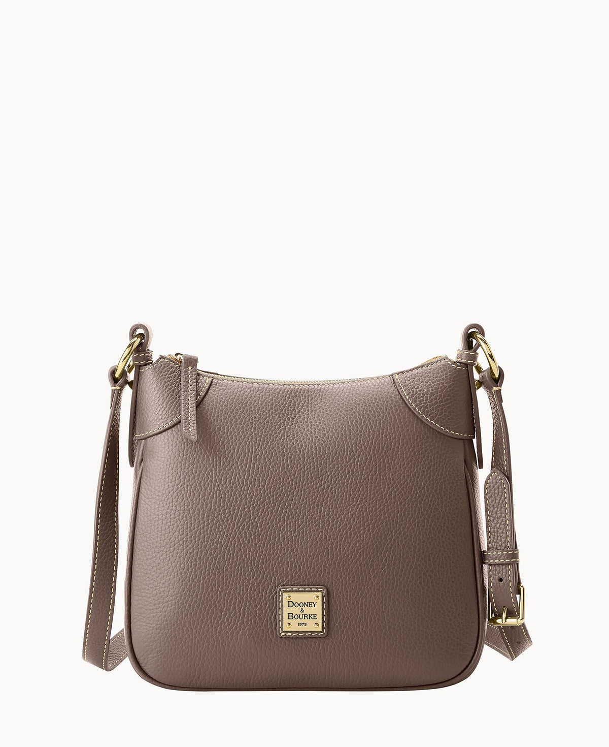 Lucca Leather Crossbody - Elephant