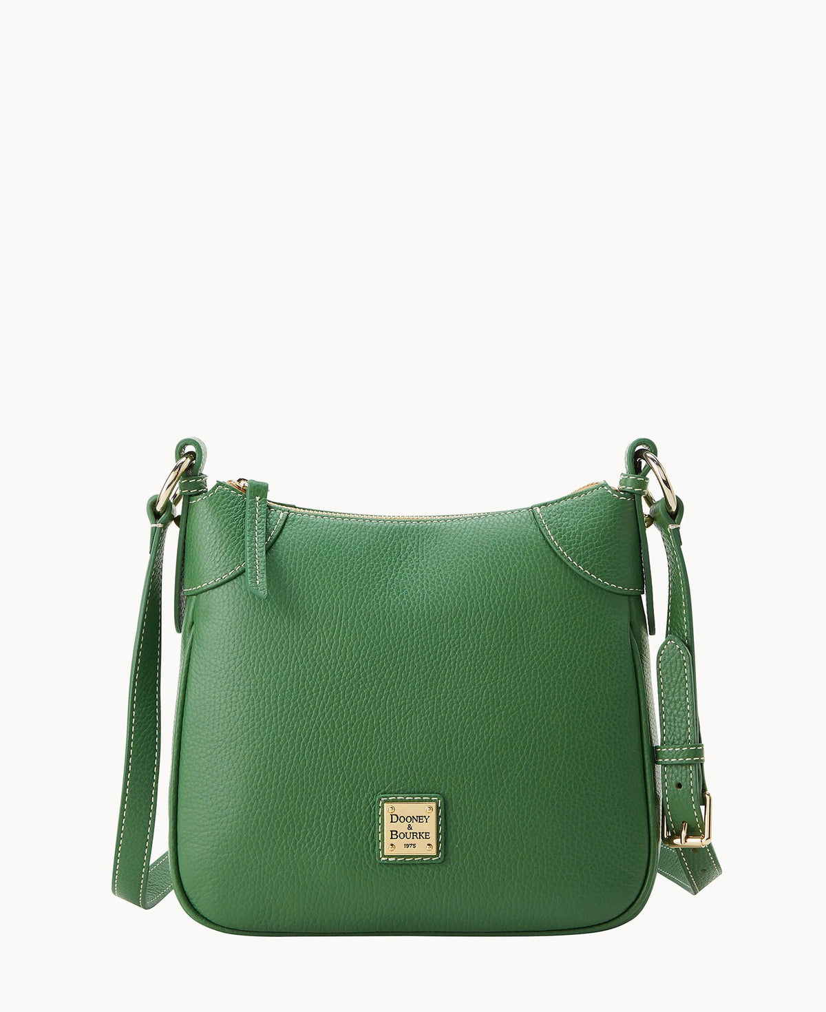Lucca Leather Crossbody - Grass