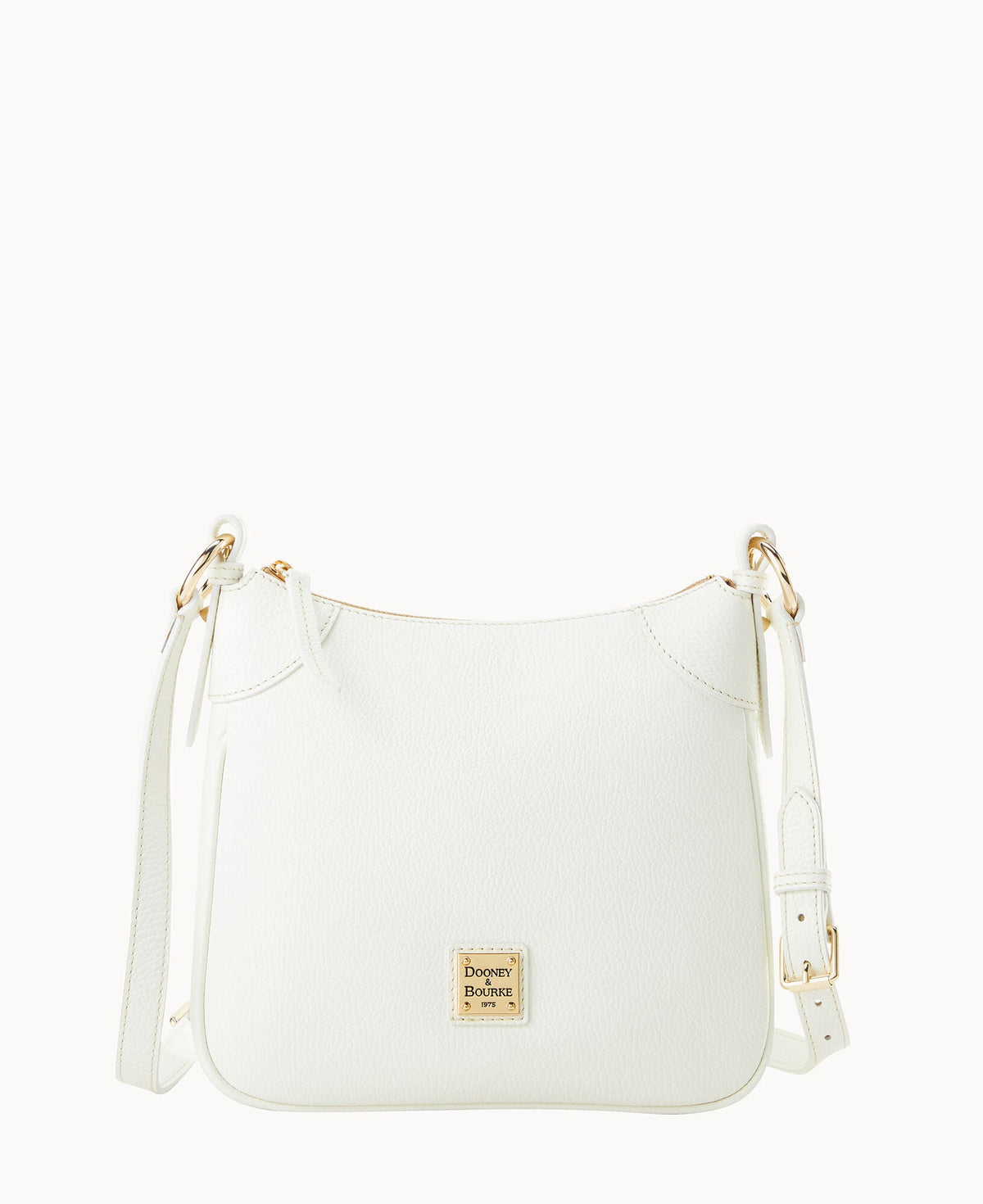 Lucca Leather Crossbody - White