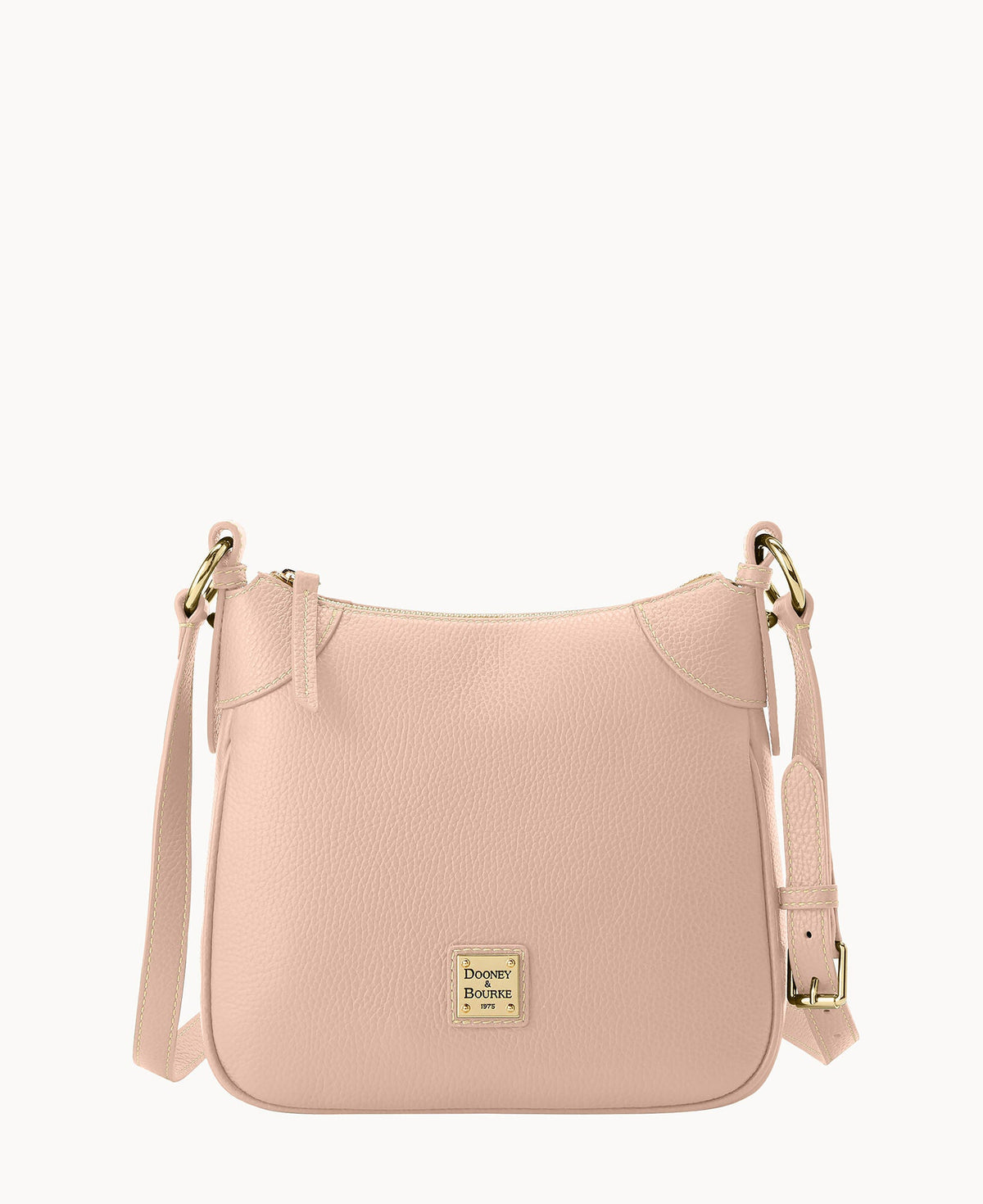 Lucca Leather Crossbody - Blush