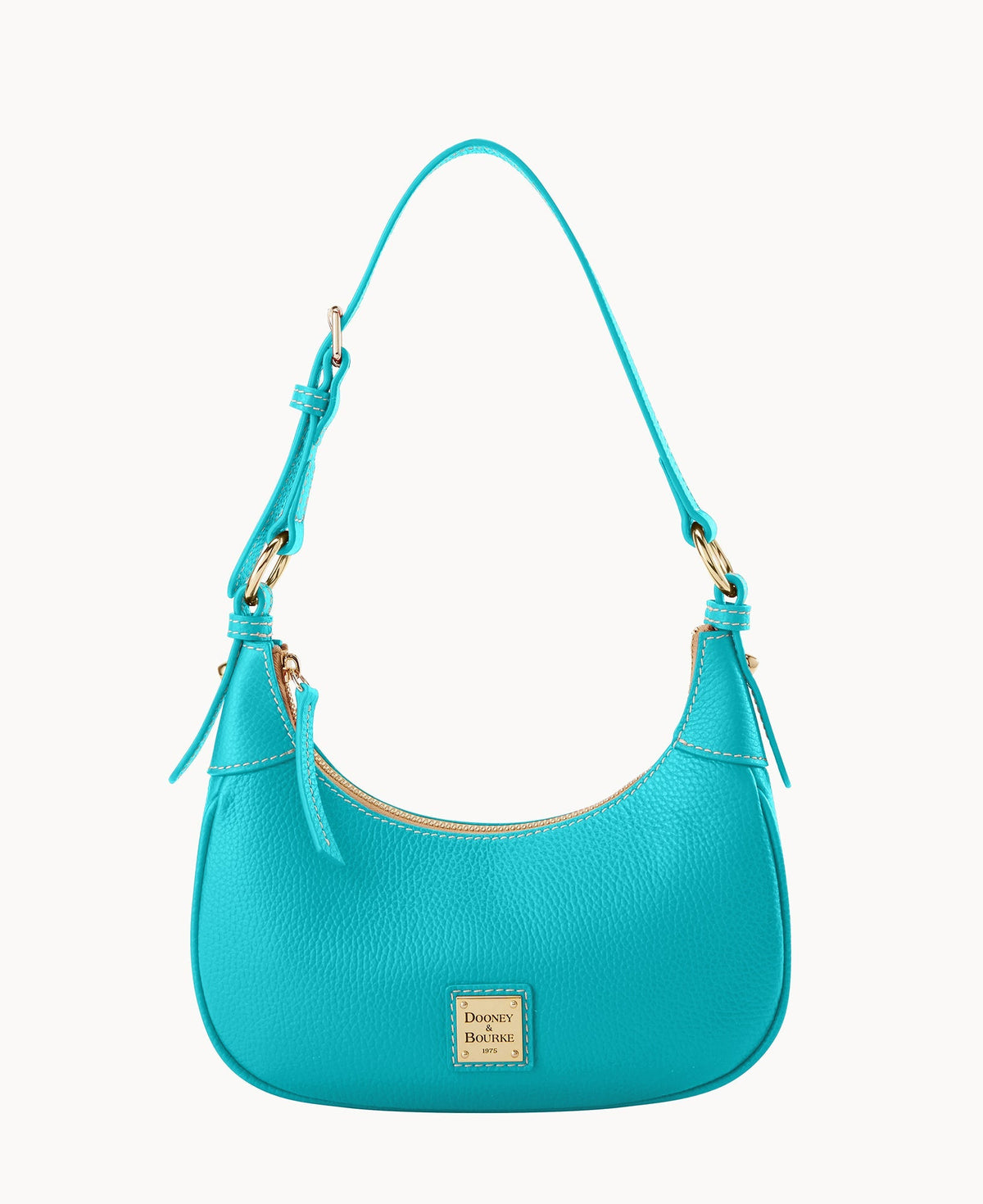 Lucca Leather Hobo - Aqua