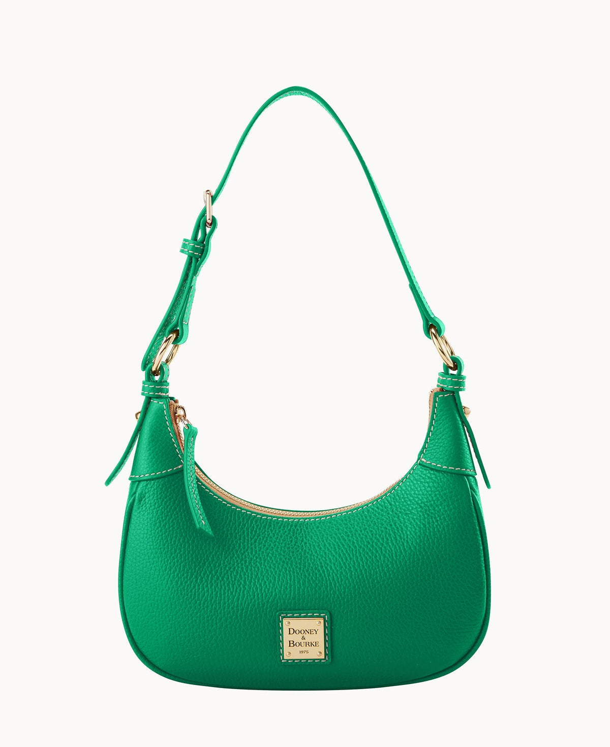 Lucca Leather Hobo - Kelly Green