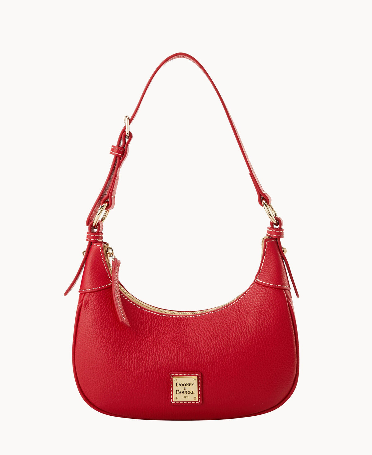 Lucca Leather Hobo - Red