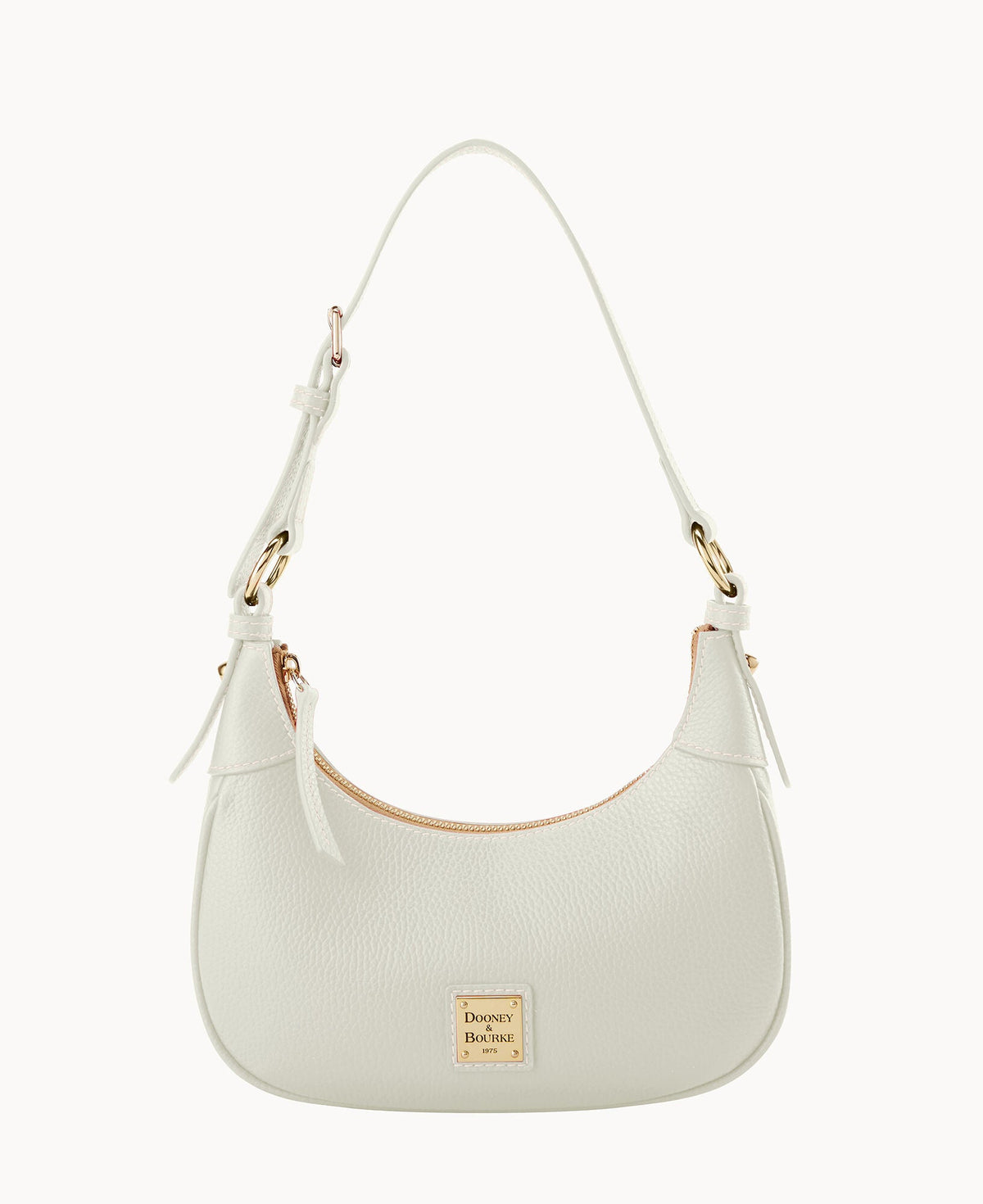 Lucca Leather Hobo - White