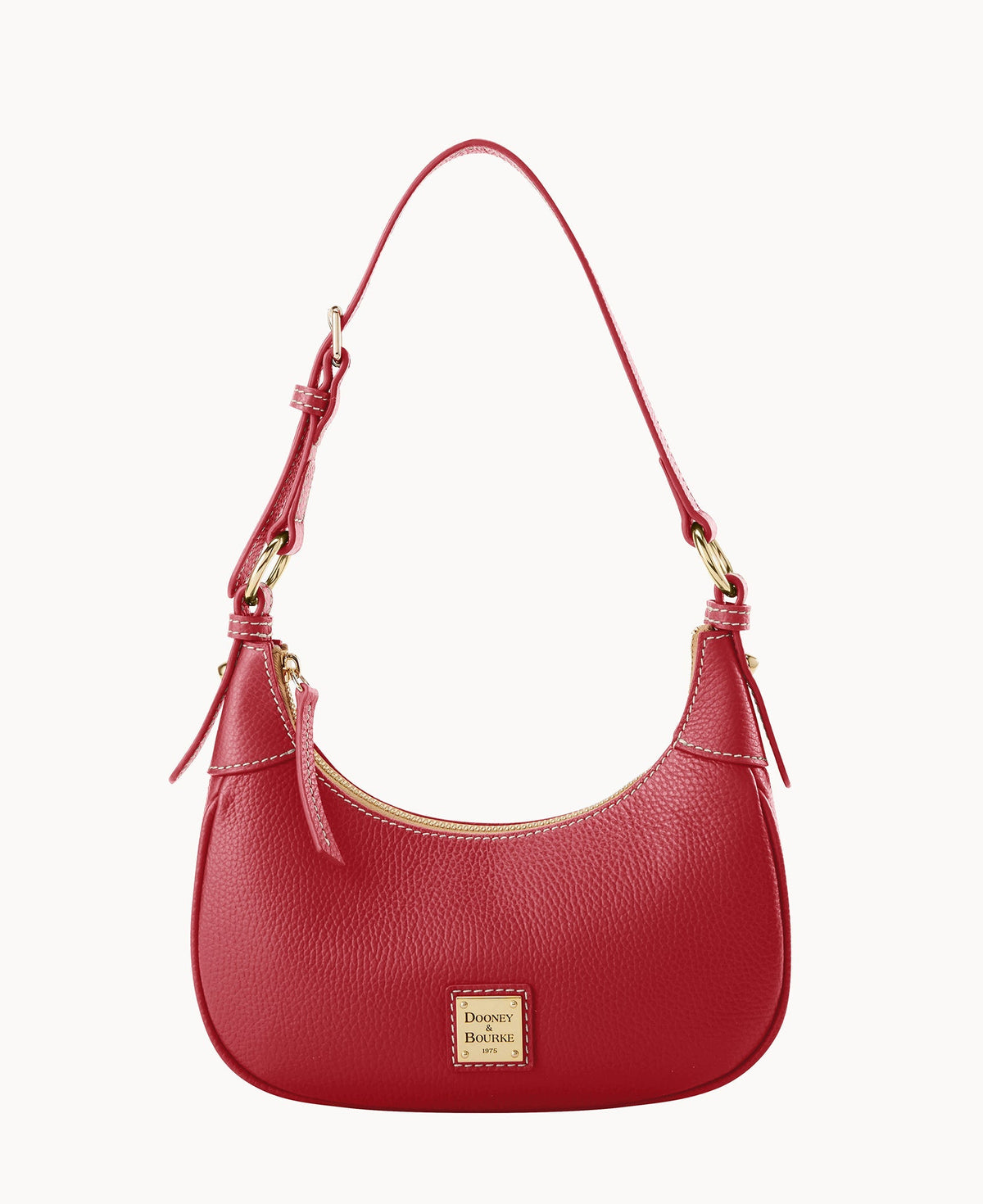 Lucca Leather Hobo - Cranberry