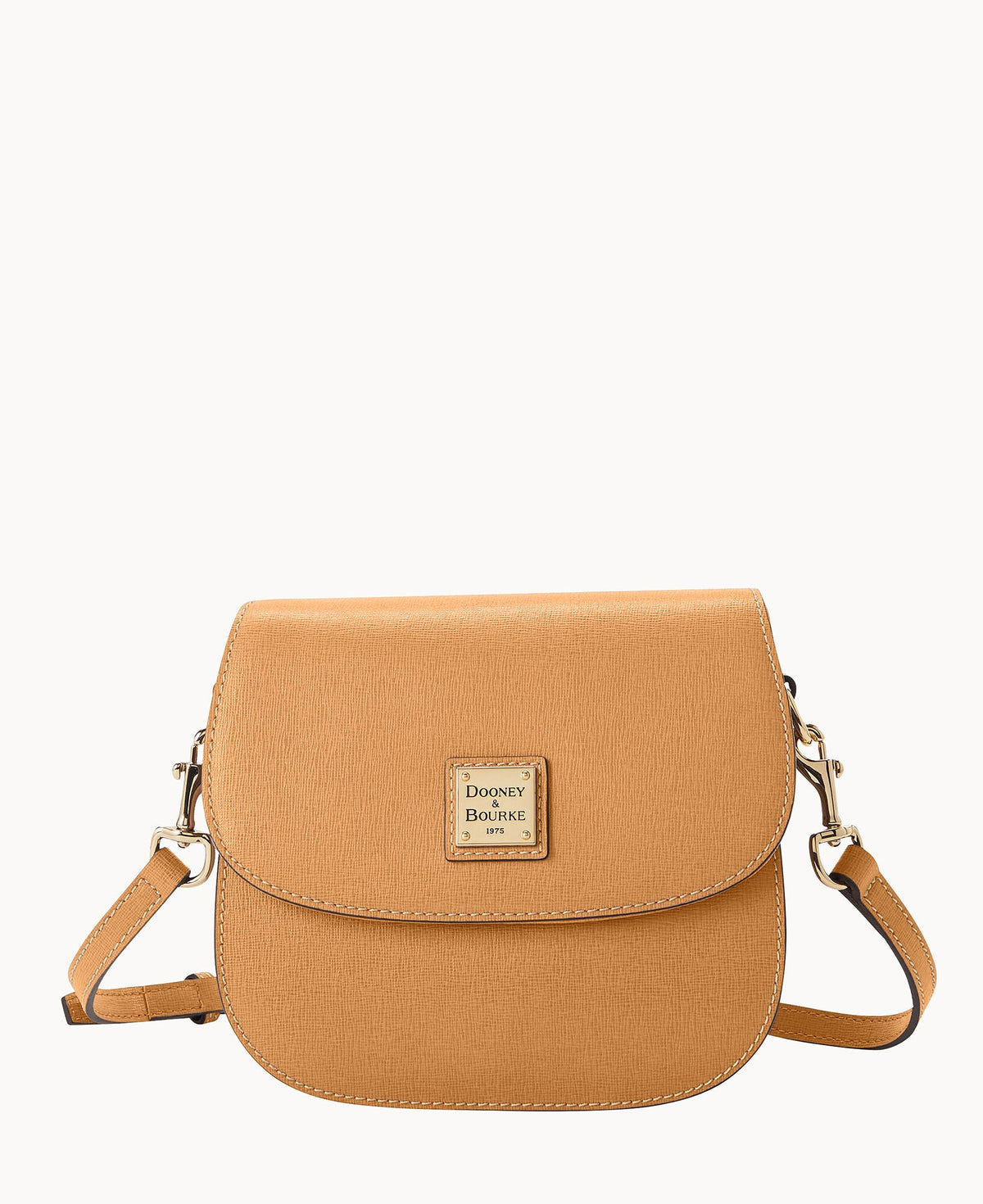 Saffiano Saddle Bag - Camel