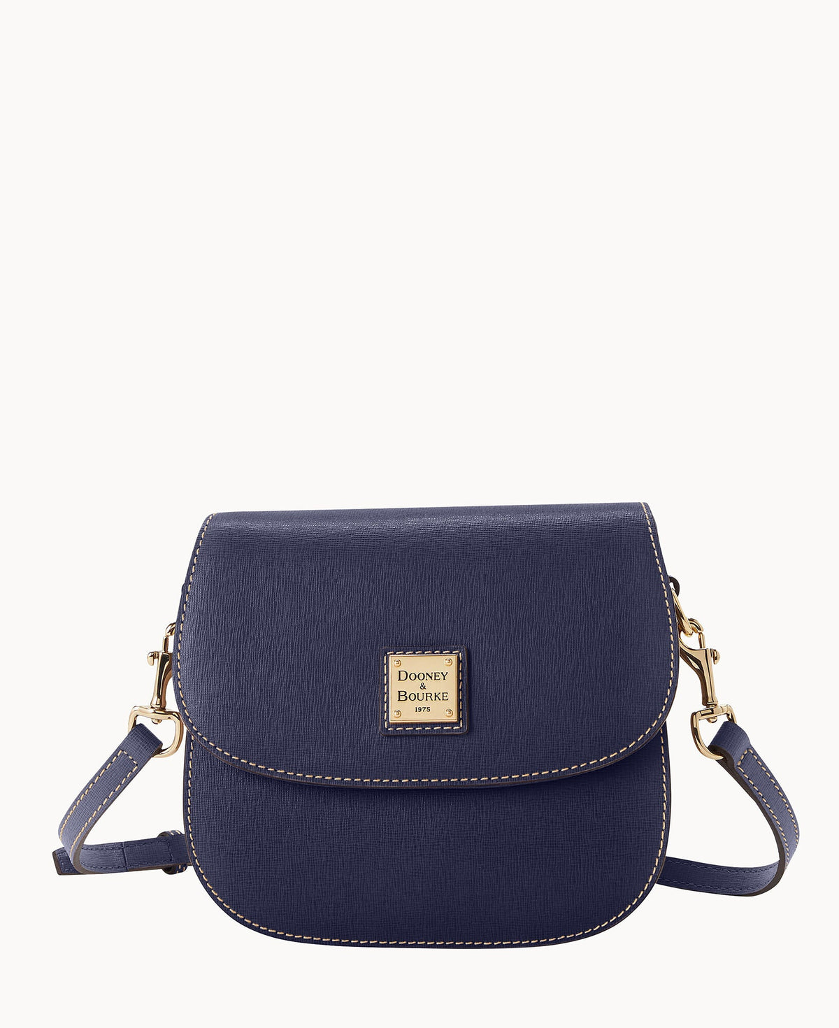 Saffiano Saddle Bag - Marine