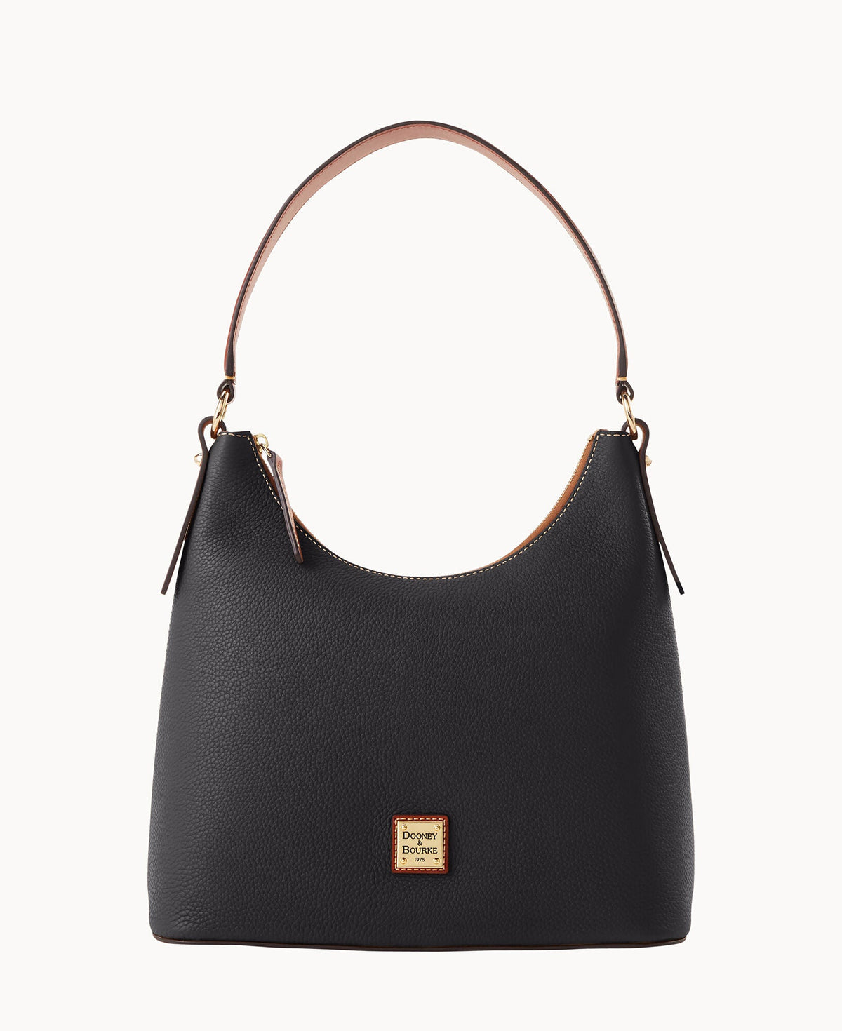 Pebble Grain Hobo - Black