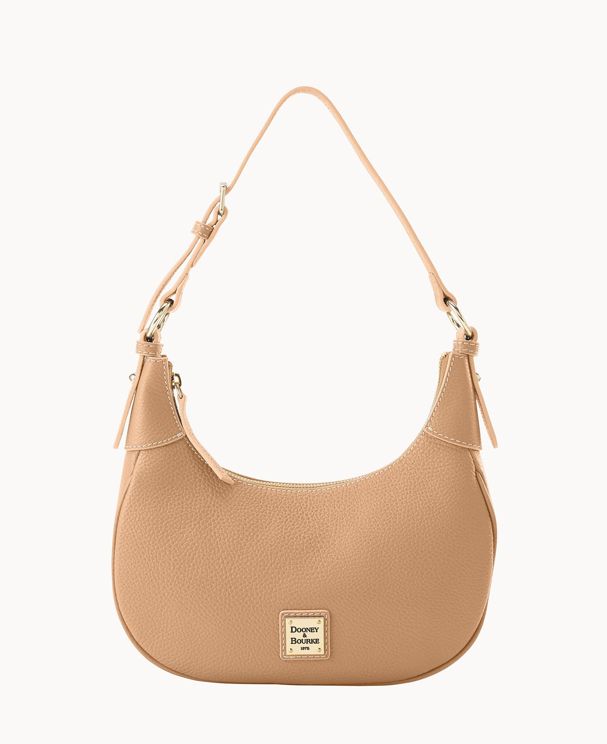 Lucca Leather Large Hobo - Desert