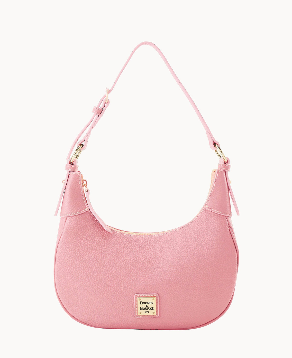 Lucca Leather Large Hobo - Pale Pink