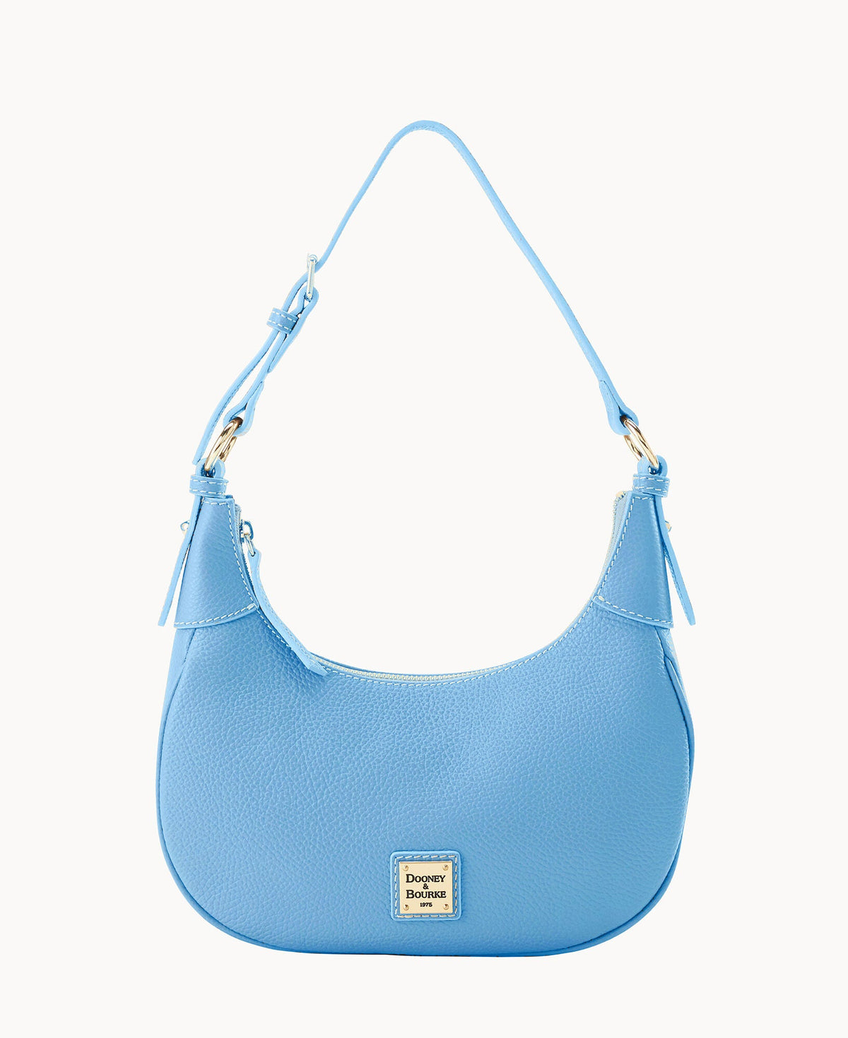 Lucca Leather Large Hobo - Azure
