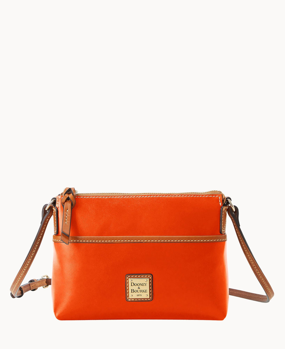 Wexford Leather Katie Crossbody - Clementine