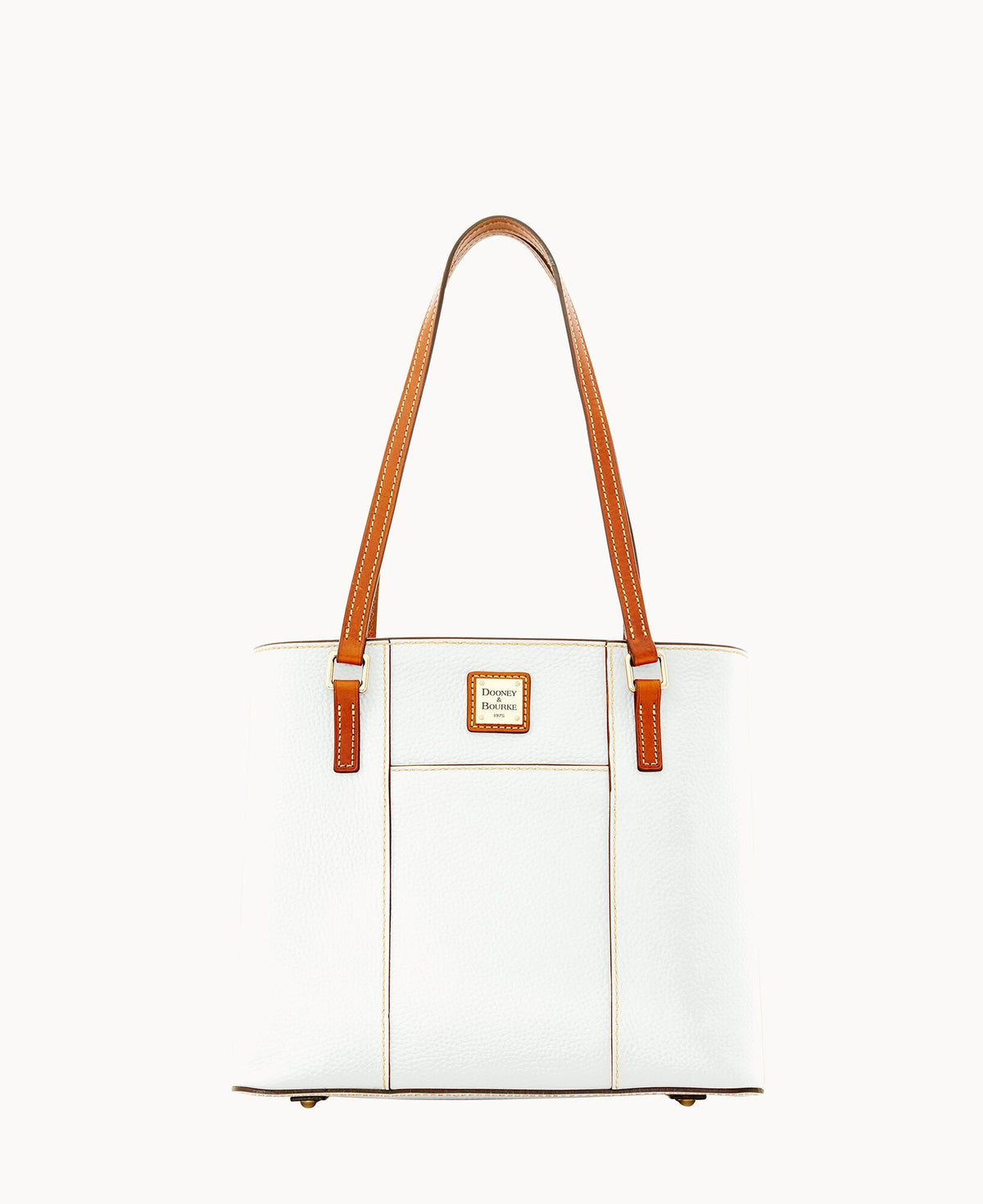 Pebble Grain Small Lexington - White