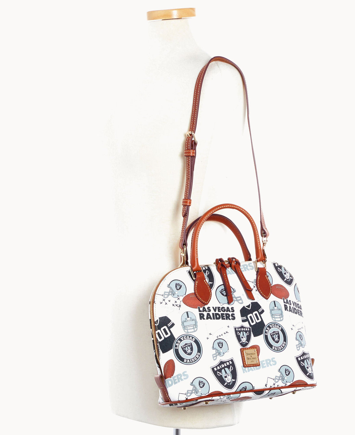 NFL Raiders Zip Zip Satchel - Image 8