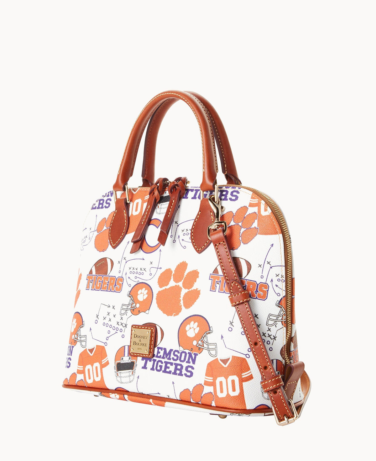 Collegiate Clemson University Zip Zip Satchel - Image 2