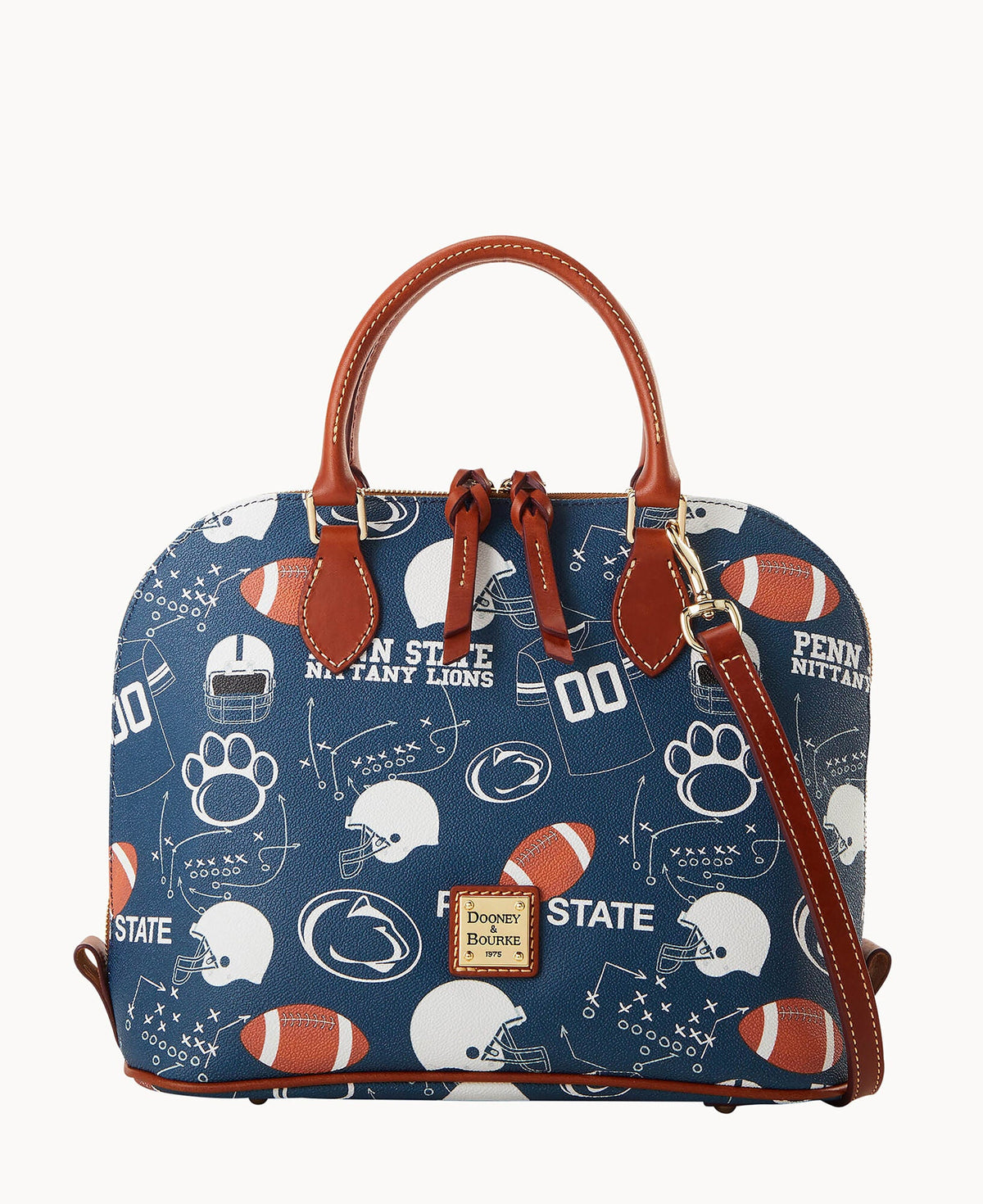 Collegiate Penn State University Zip Zip Satchel - Navy