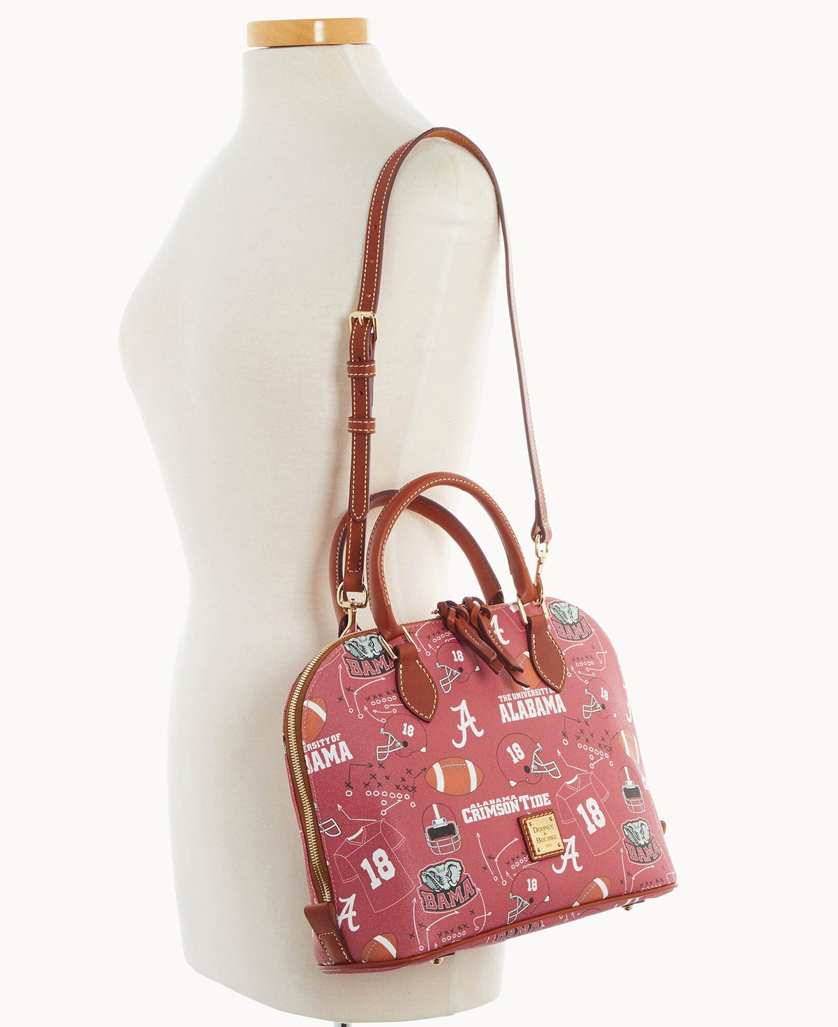Collegiate University of Alabama Zip Zip Satchel - Image 4
