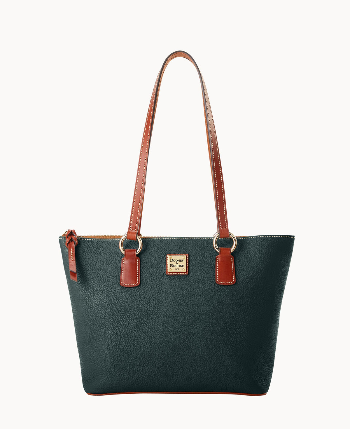 Pebble Grain Small Wren Zip Tote - Forest