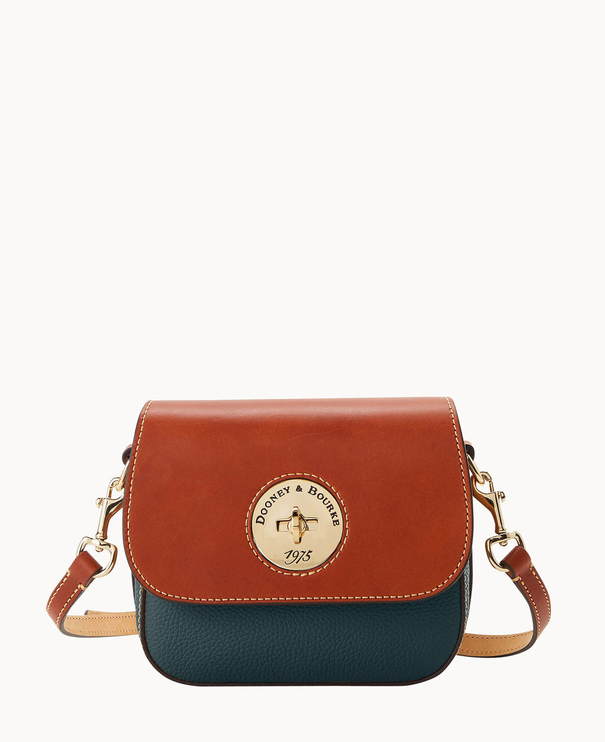 Pebble Turnlock Flap Saddle - Forest