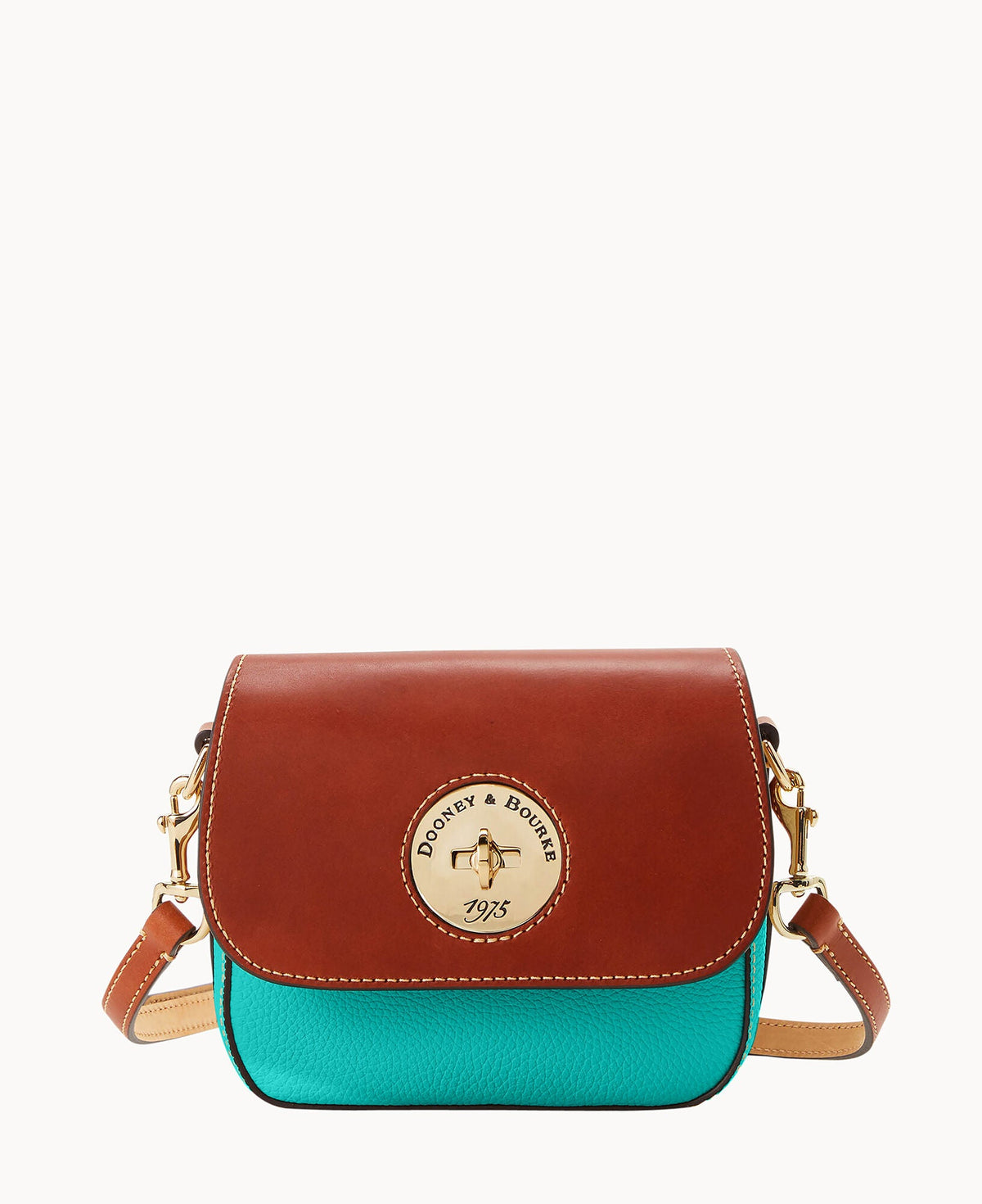 Pebble Turnlock Flap Saddle - Spearmint