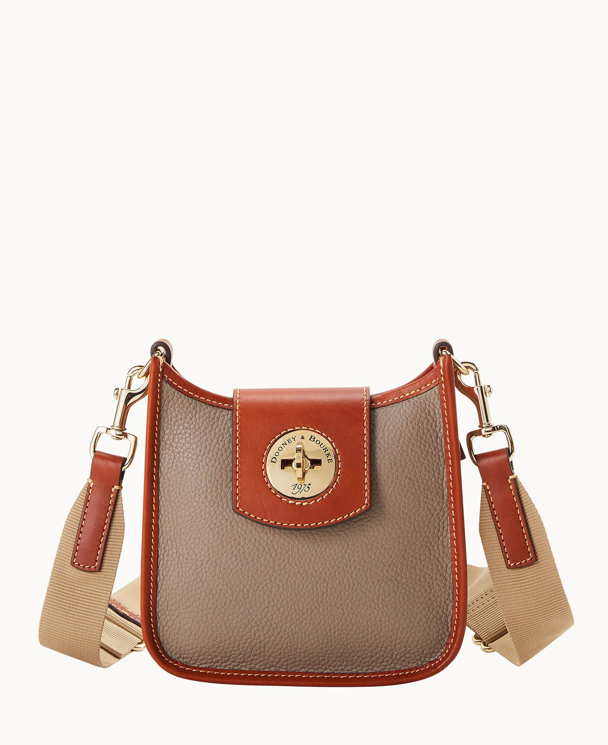 Pebble Turnlock Messenger 20 - Taupe