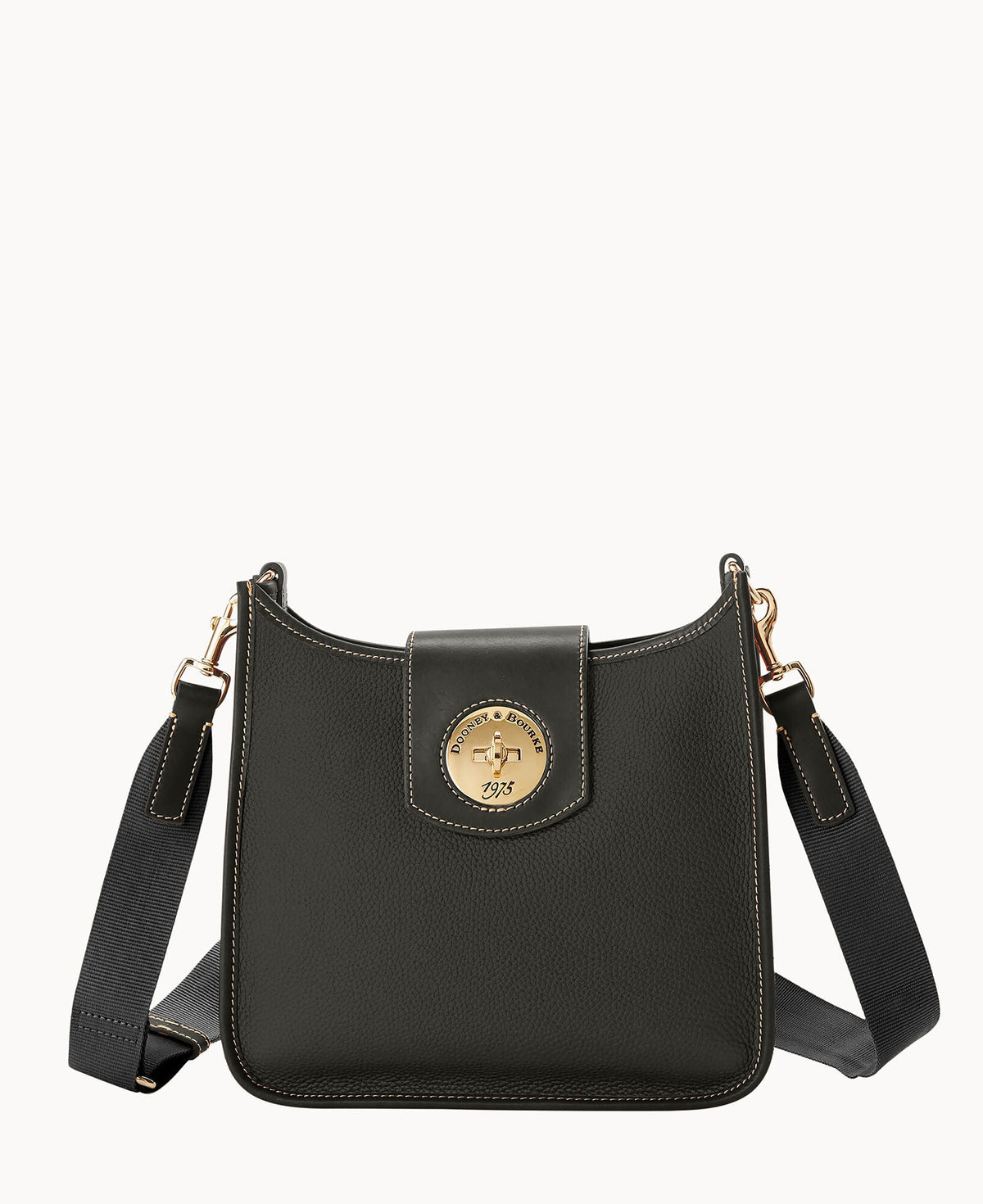 Pebble Turnlock Messenger 28 - Black Black