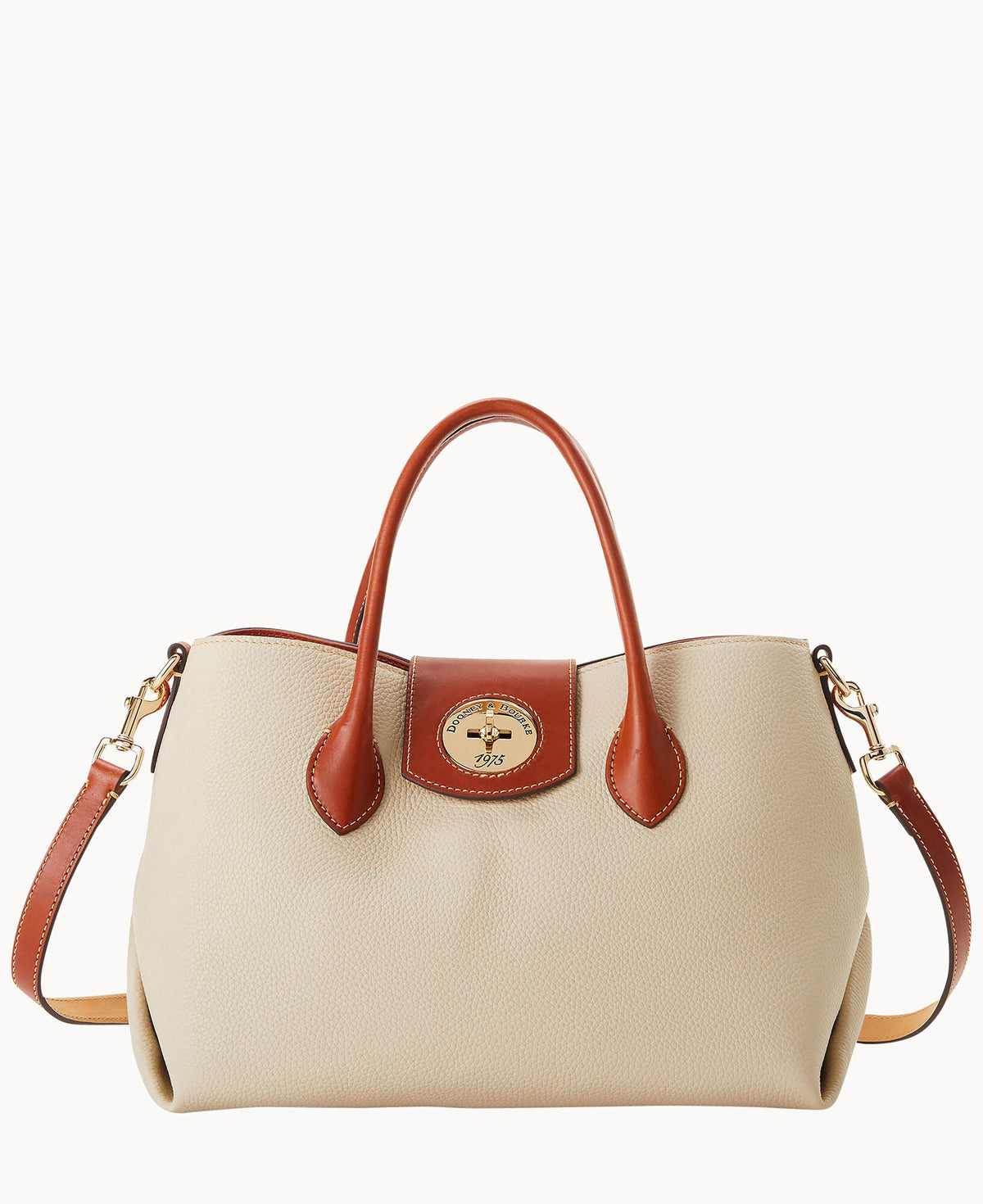 Pebble Turnlock Handle Tote 30 - Bone