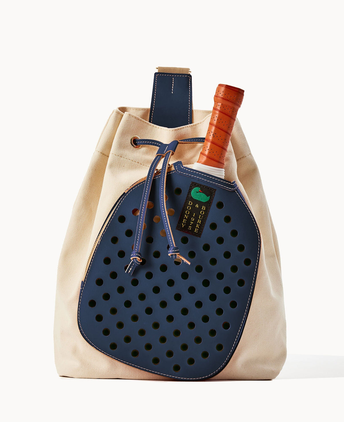 Canvas Pickleball Sling - Natural Ocean