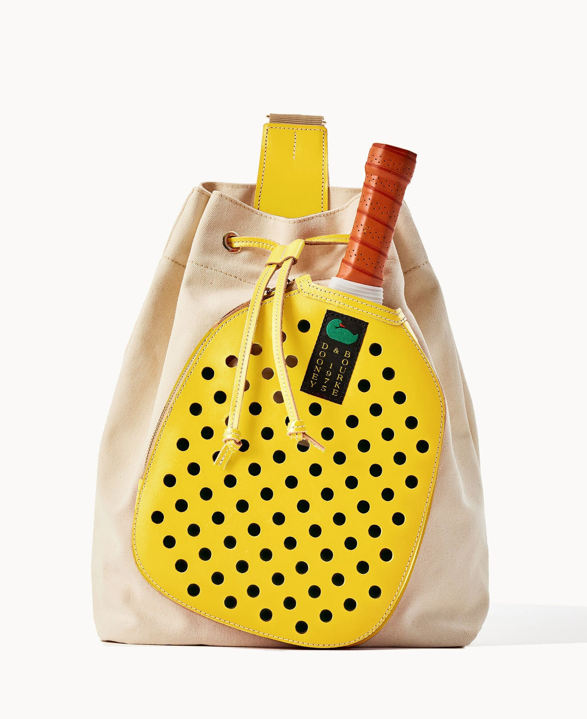 Canvas Pickleball Sling - Natural Yellow