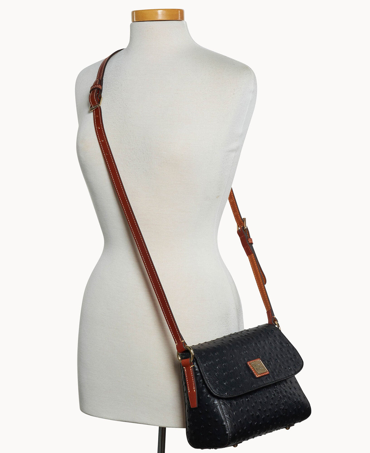 Ostrich Small Eliza Crossbody - Image 4