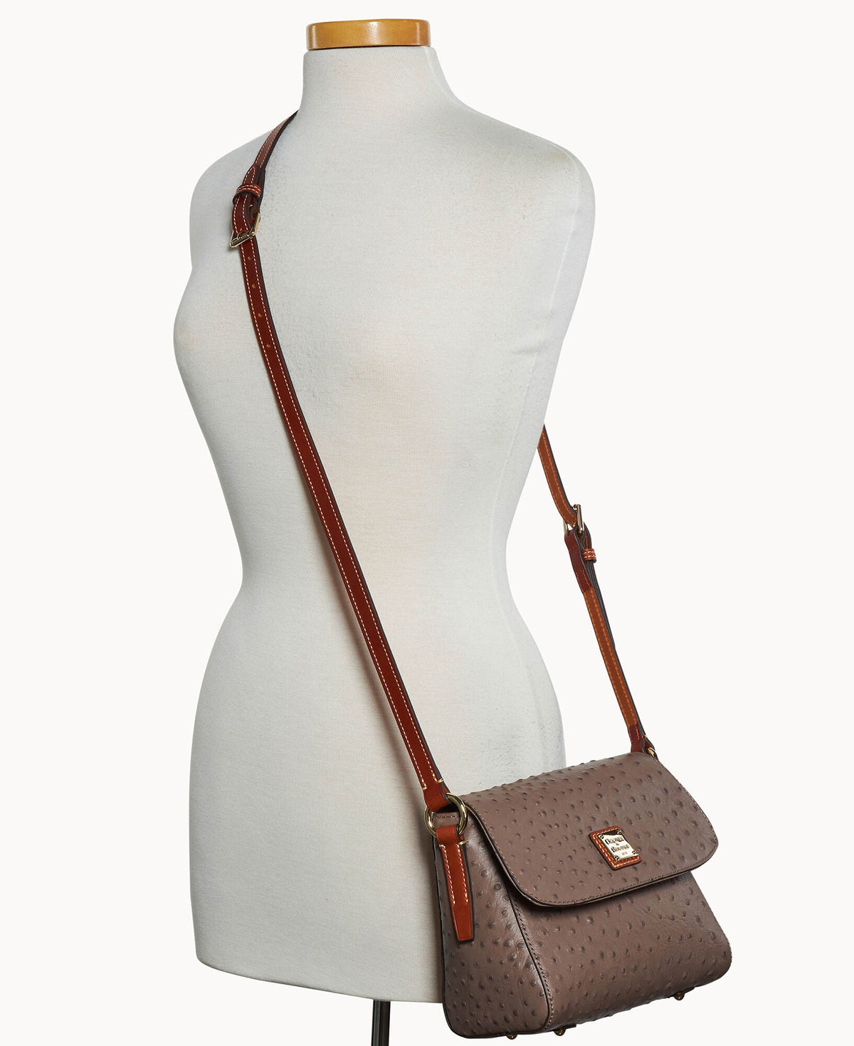 Ostrich Small Eliza Crossbody - Image 12