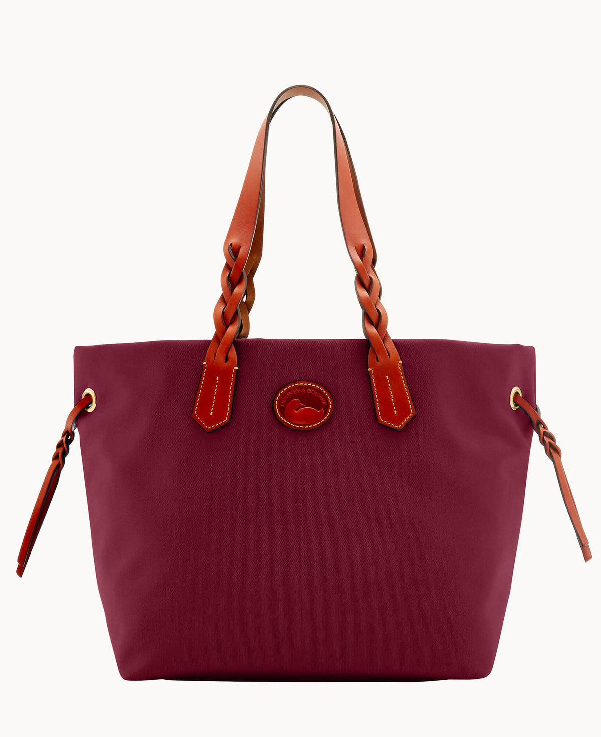 Nylon Shopper - Cranberry