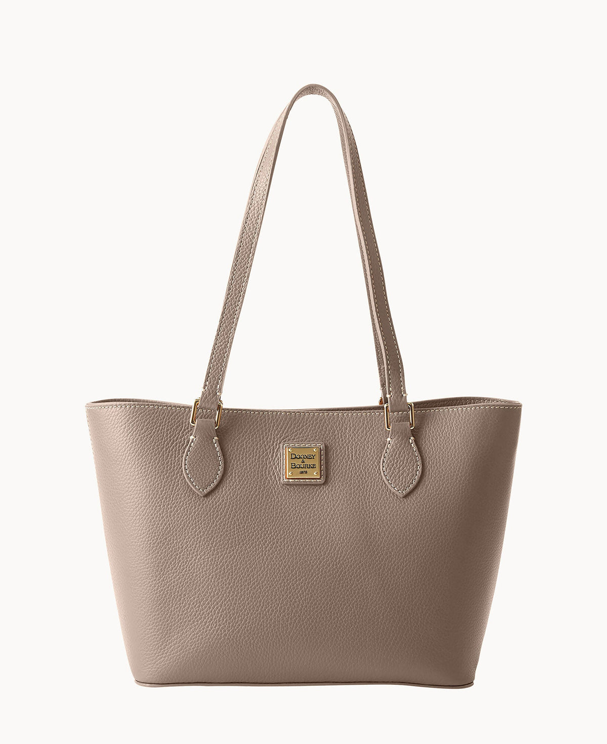 Lucca Leather Small Jessie Tote - Elephant