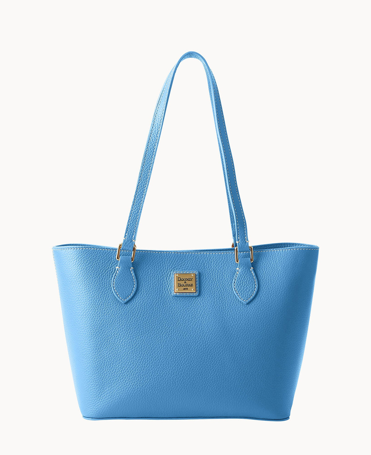 Lucca Leather Small Jessie Tote - Azure